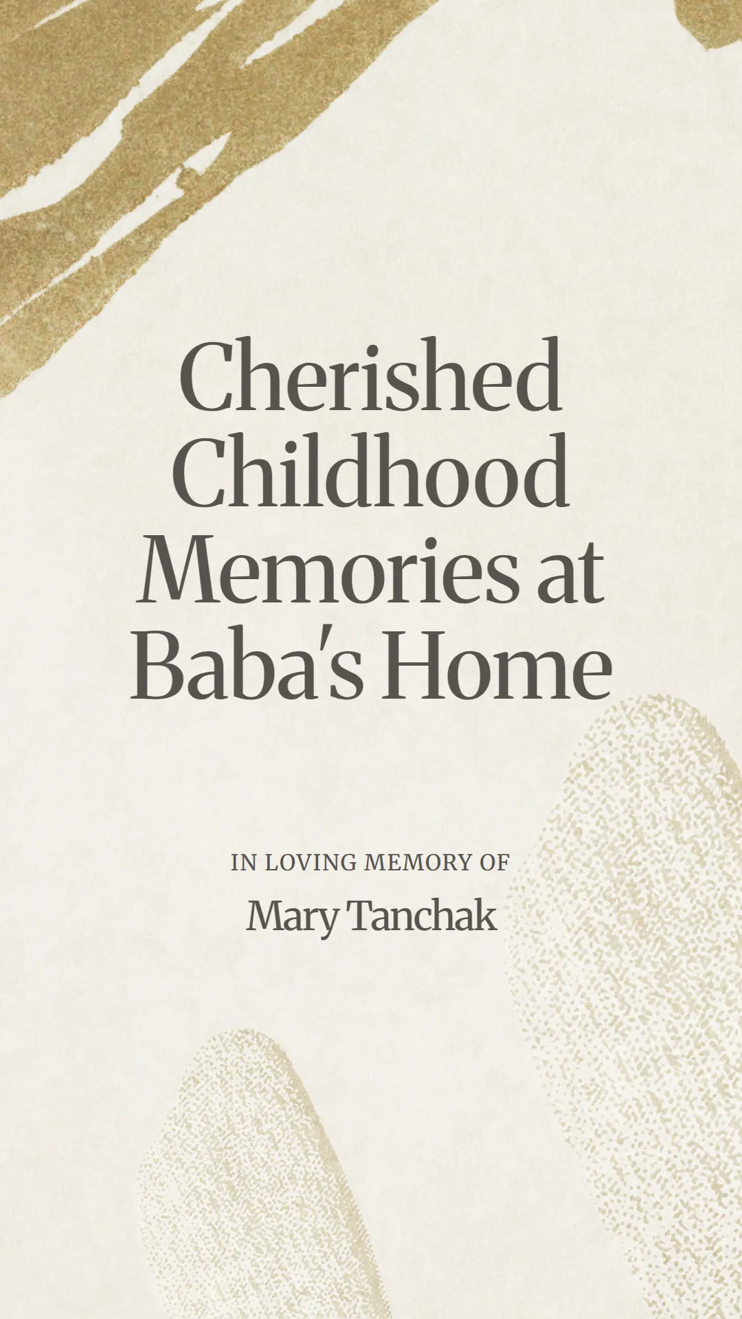 Cherished Childhood Memories at Baba's Home