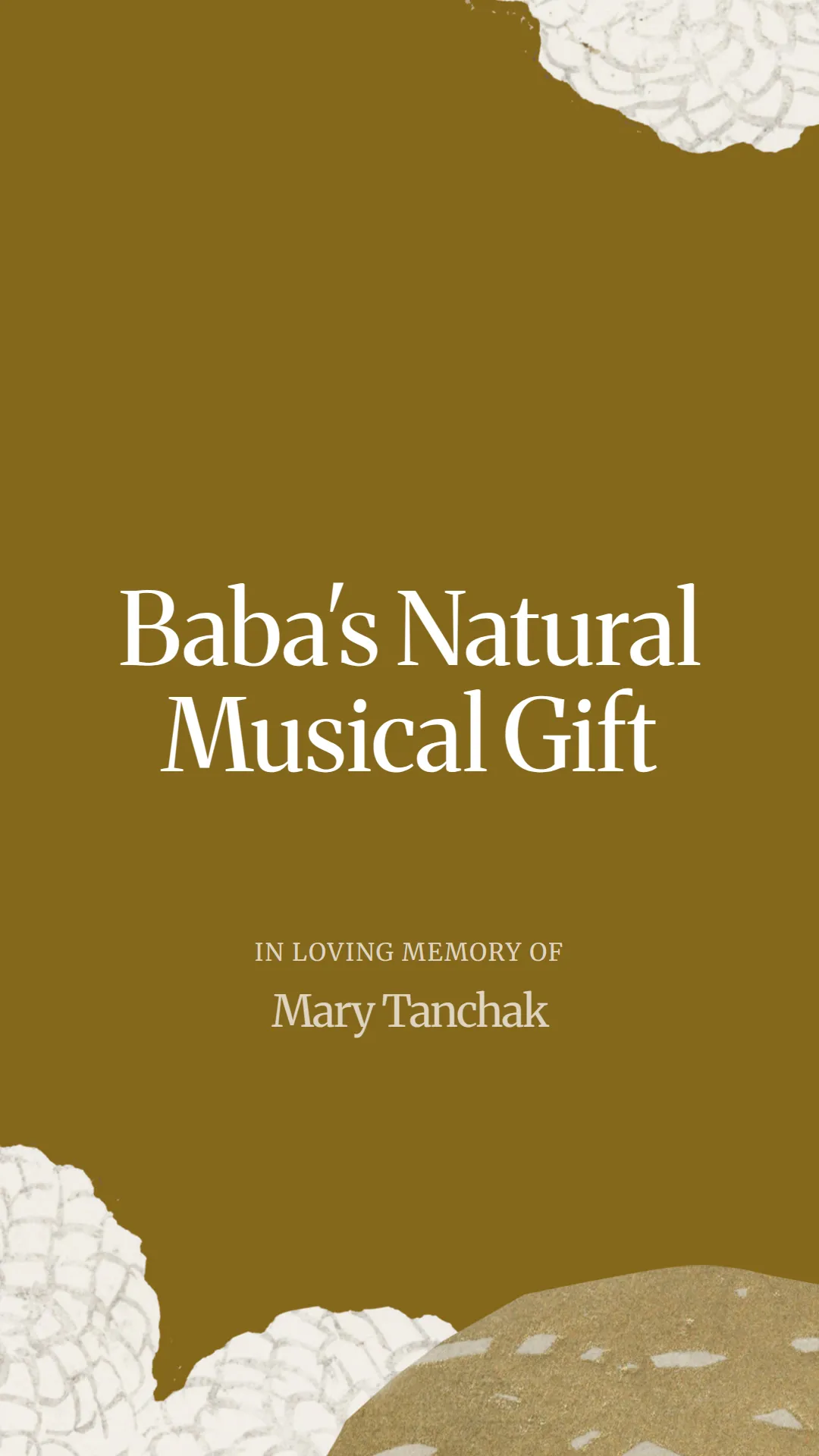 Baba's Natural Musical Gift