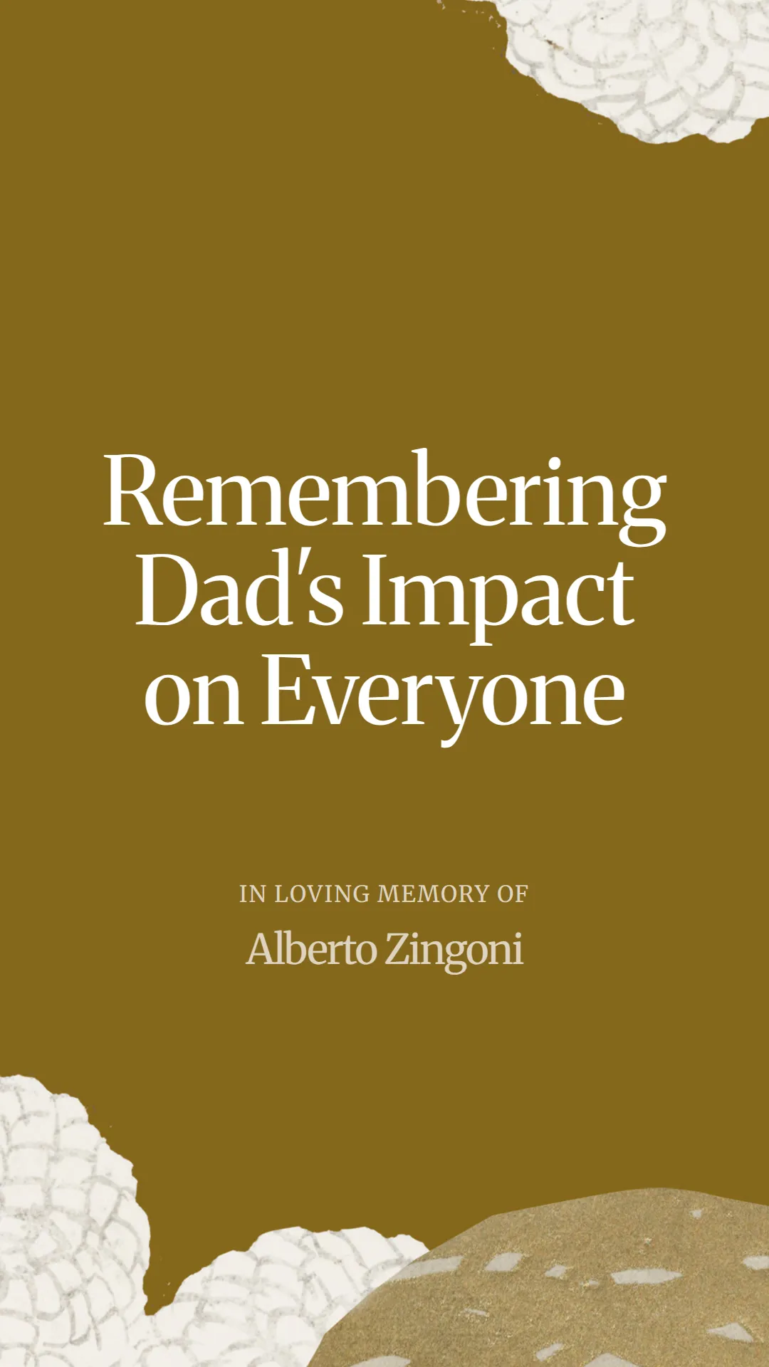 Remembering Dad's Impact on Everyone