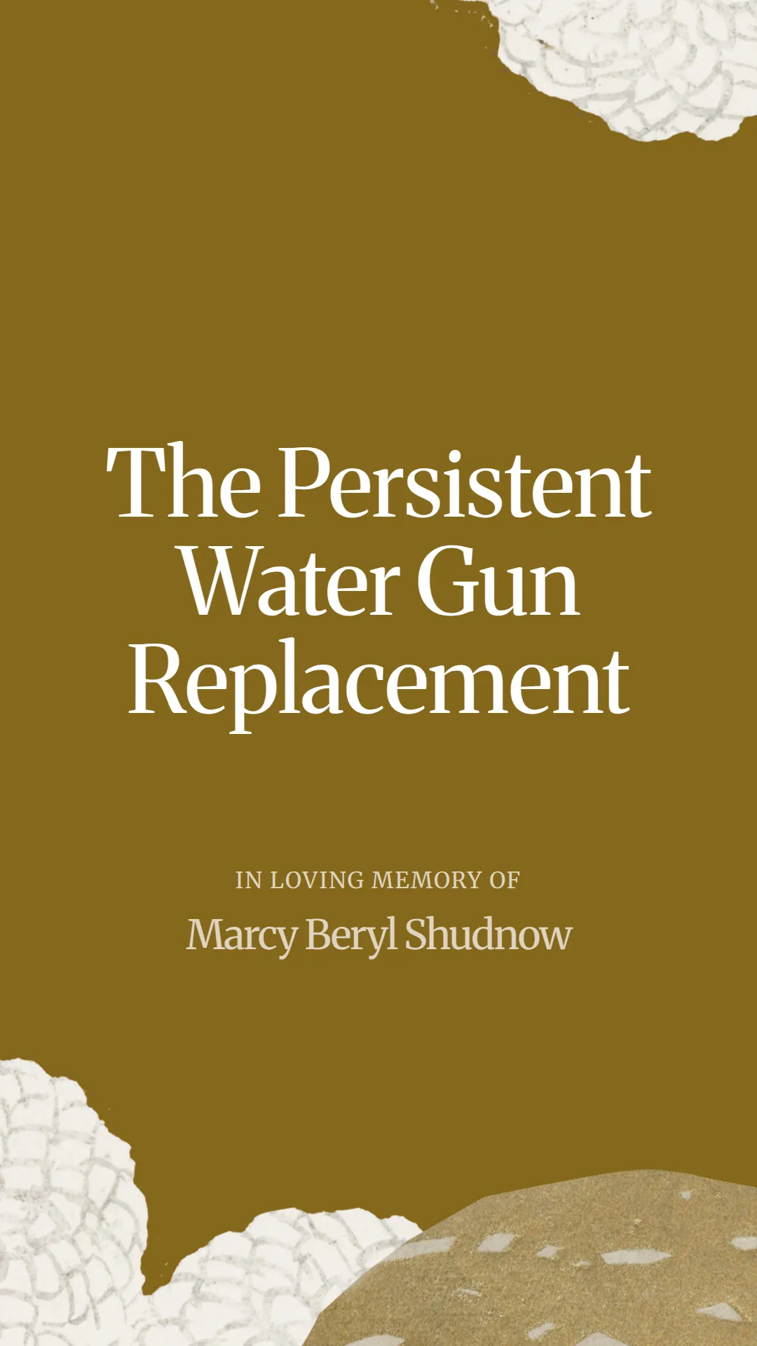 The Persistent Water Gun Replacement