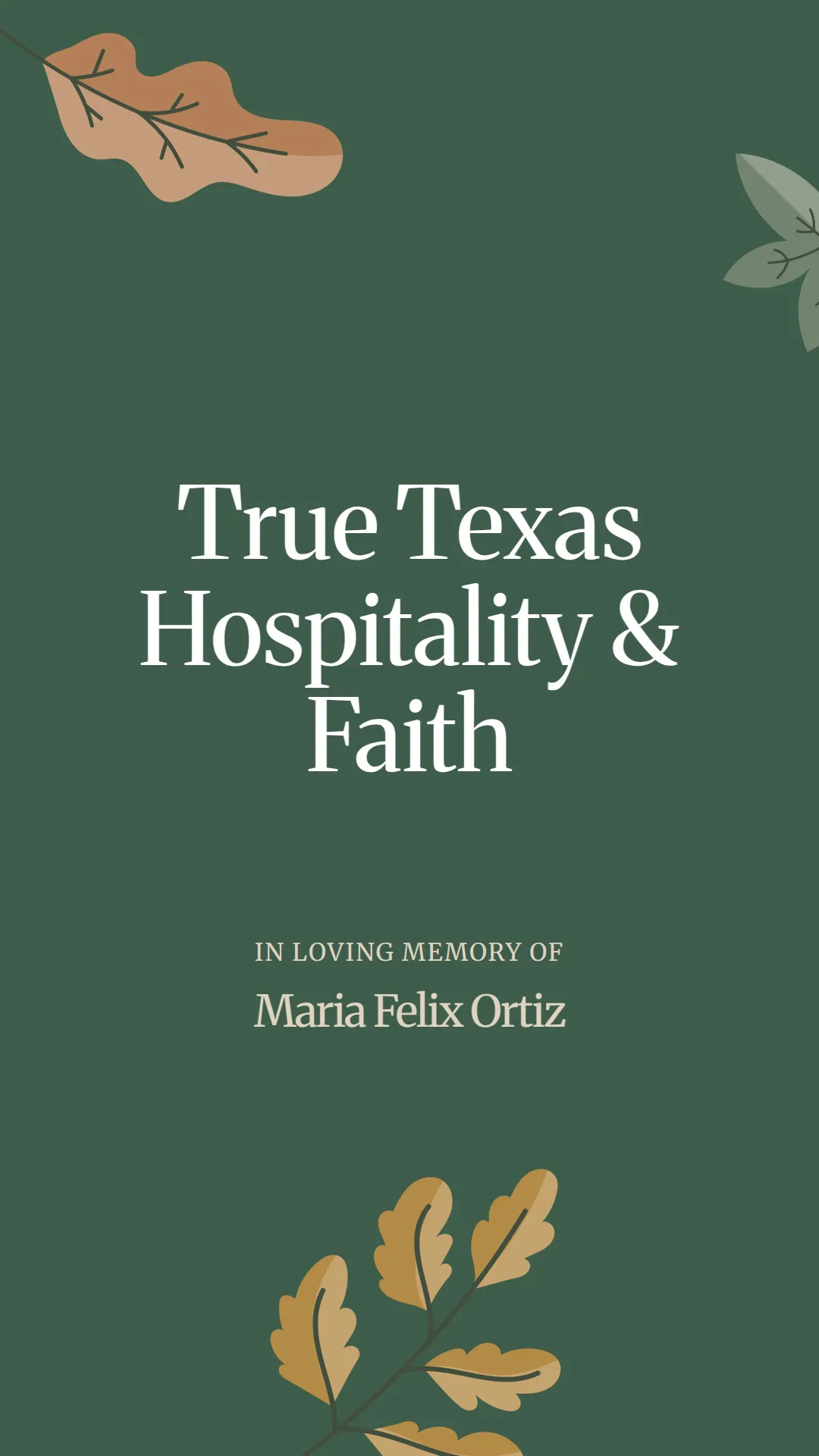 True Texas Hospitality and Faith