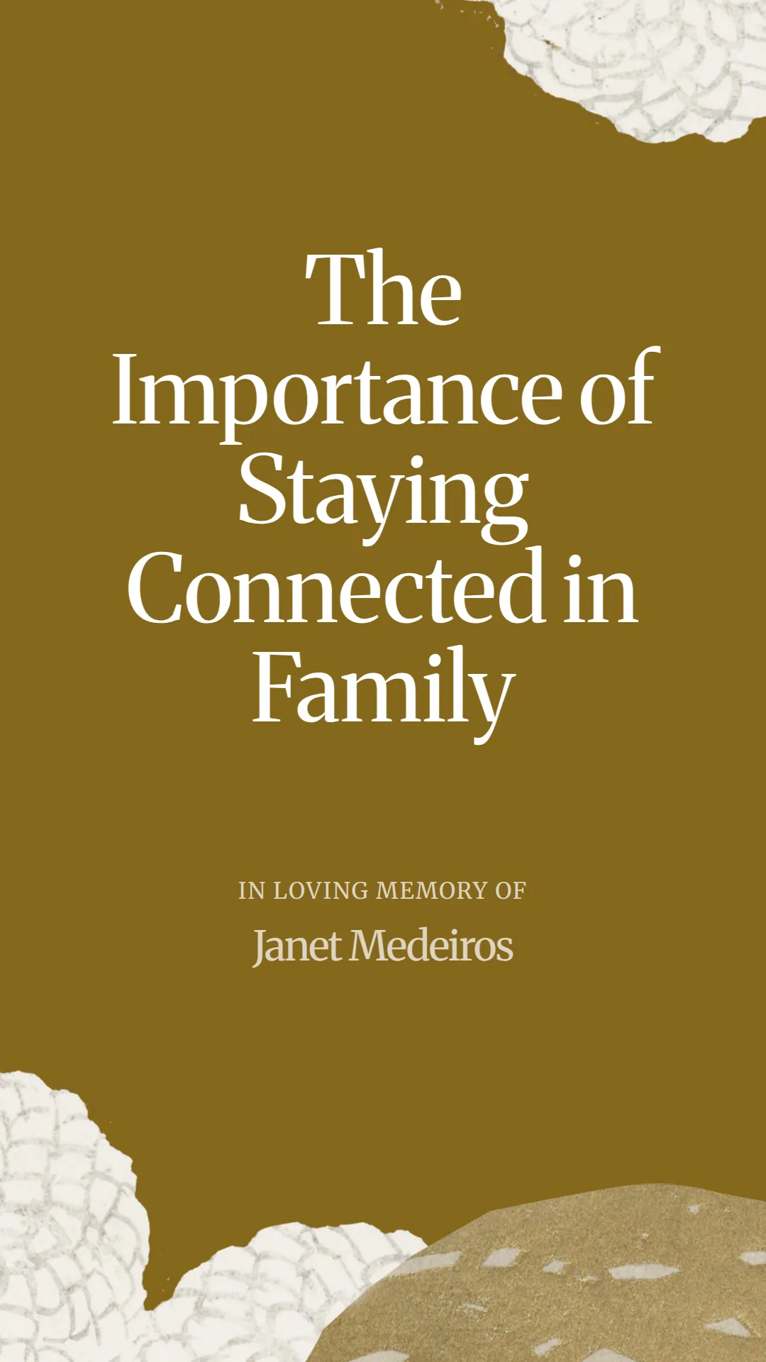 The Importance of Staying Connected in Family