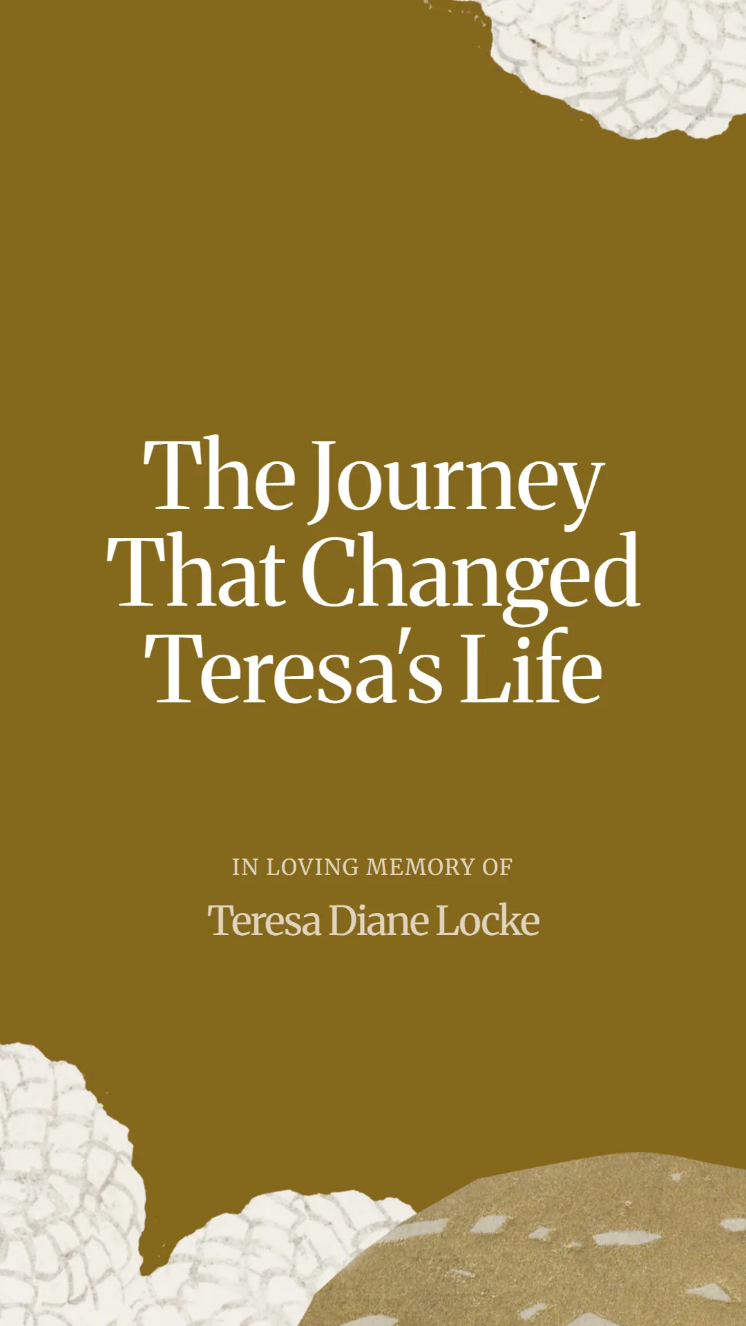 The Journey That Changed Teresa's Life