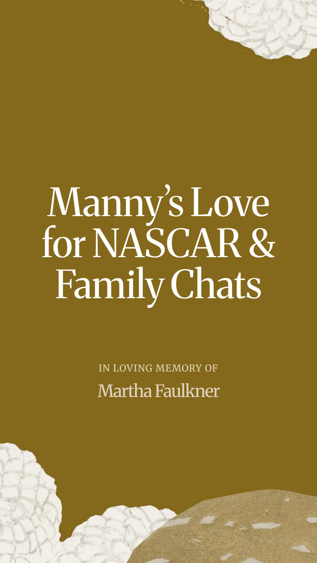 Manny’s Love for NASCAR and Family Chats