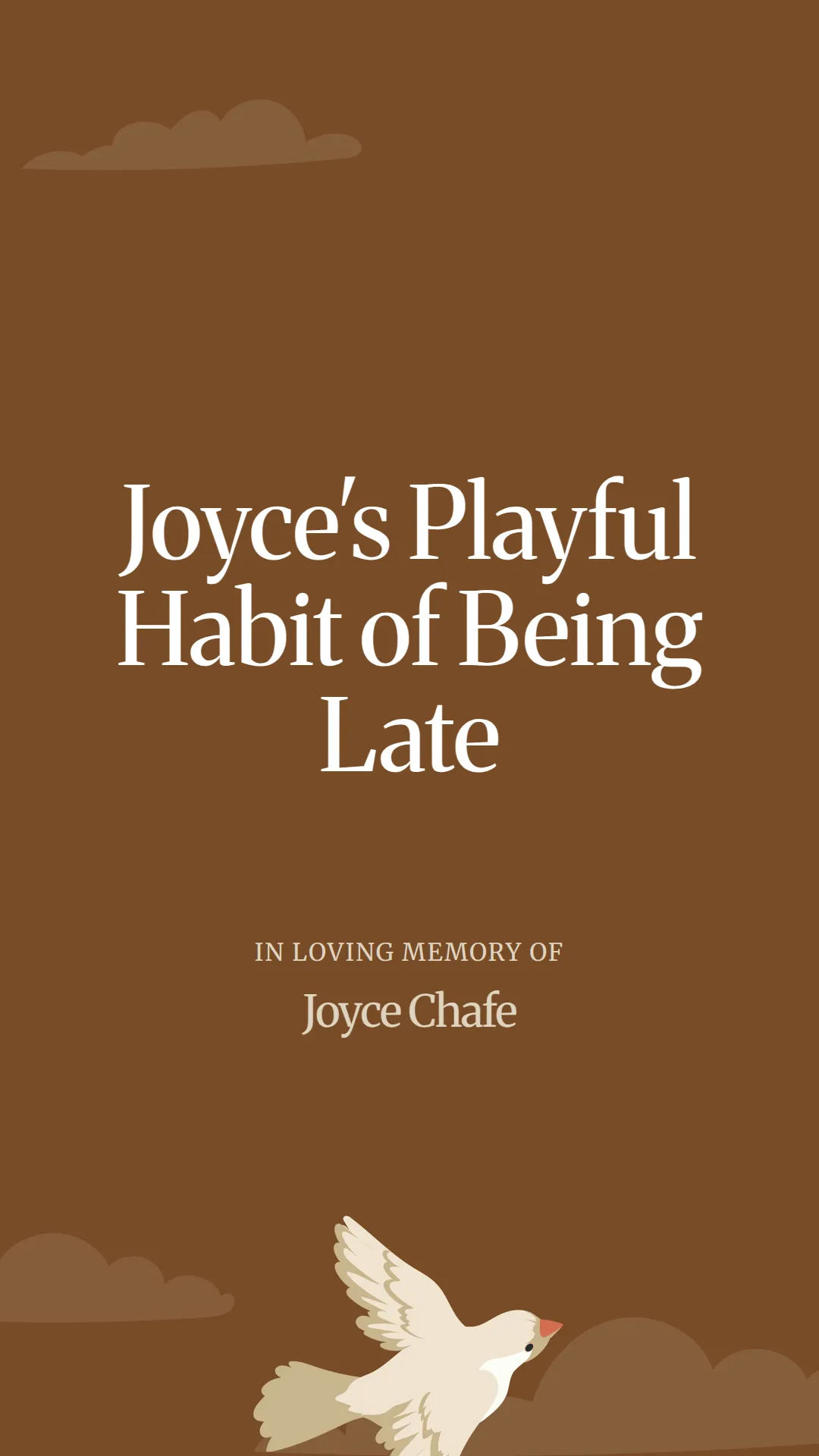 Joyce's Playful Habit of Being Late