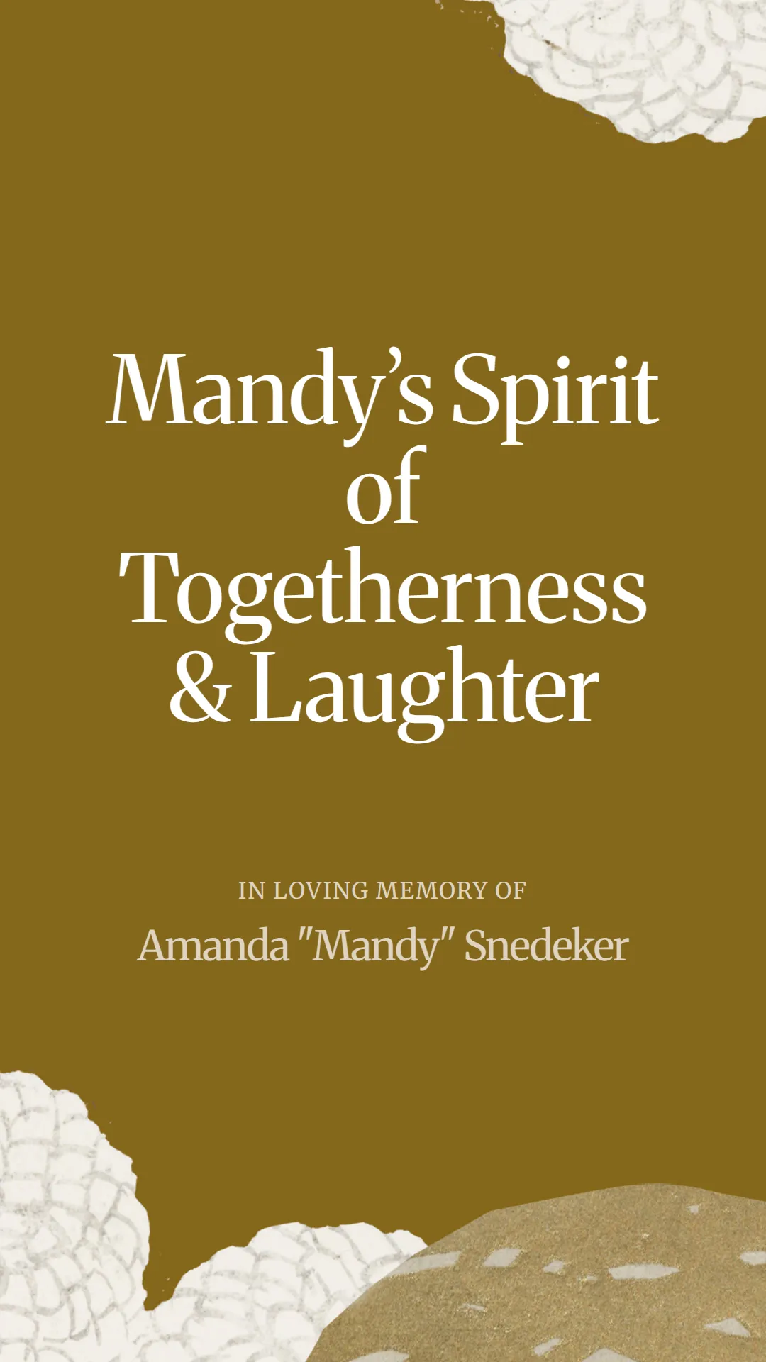 Mandy’s Spirit of Togetherness and Laughter