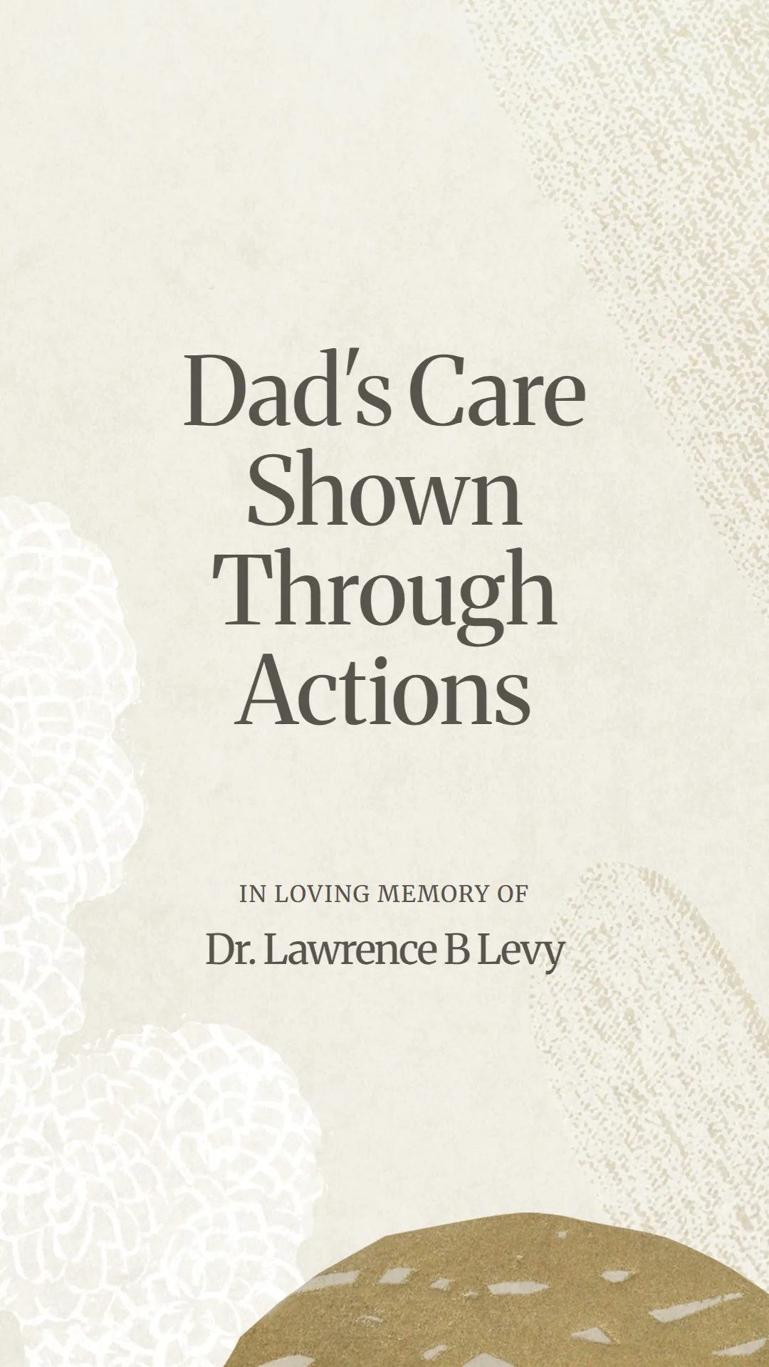 Dad's Care Shown Through Actions