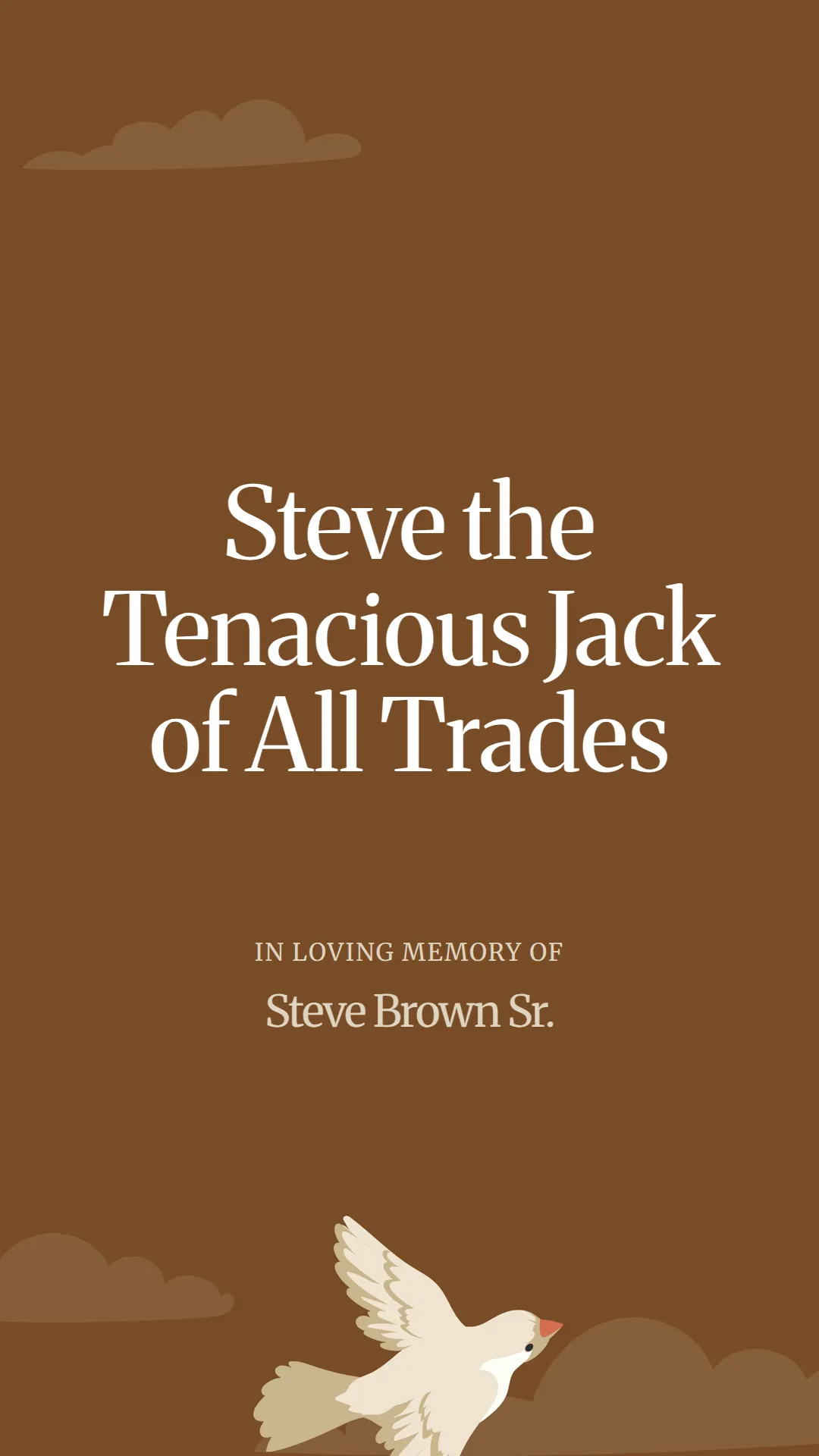 Steve the Tenacious Jack of All Trades