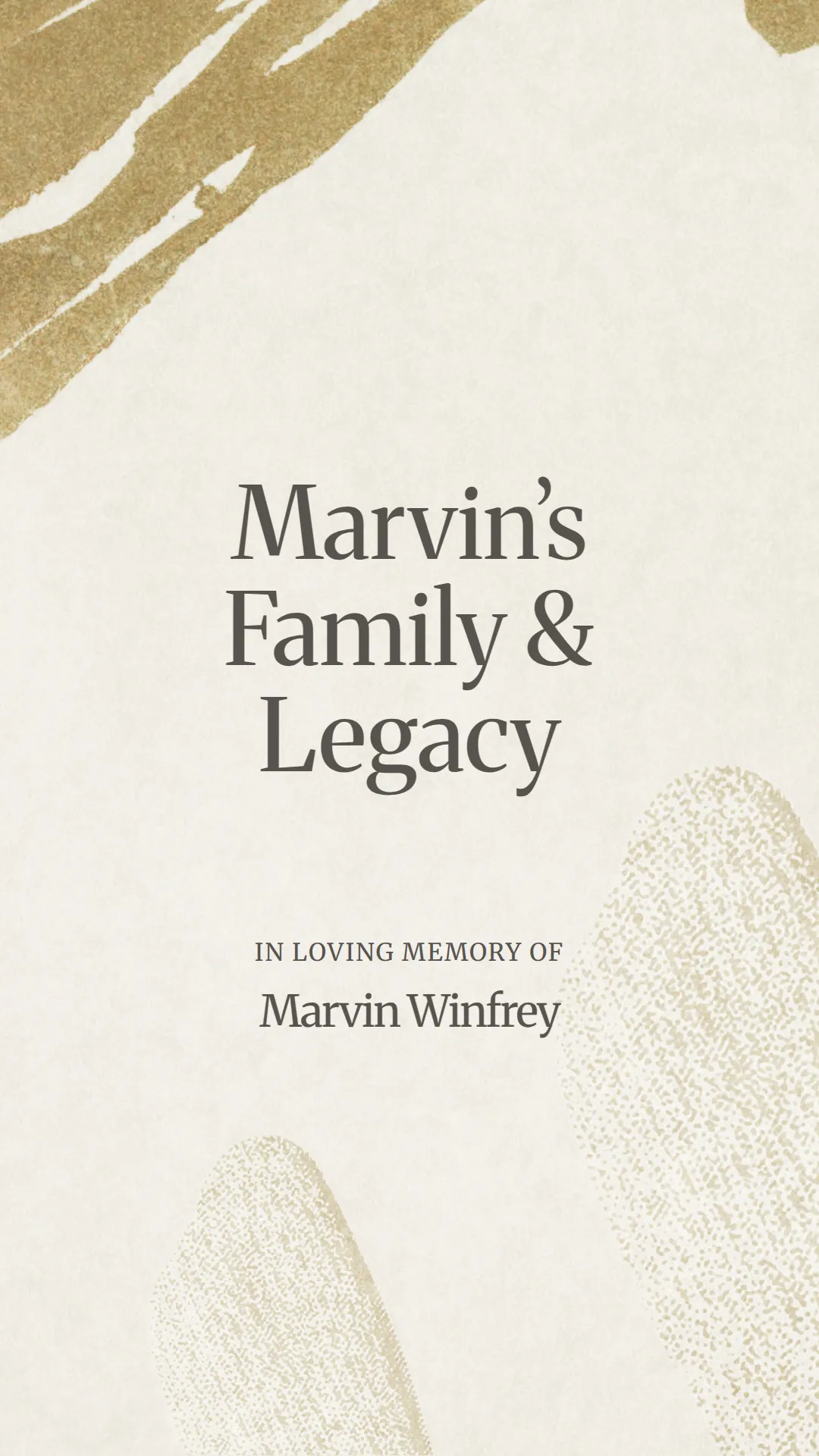 Marvin’s Family and Legacy