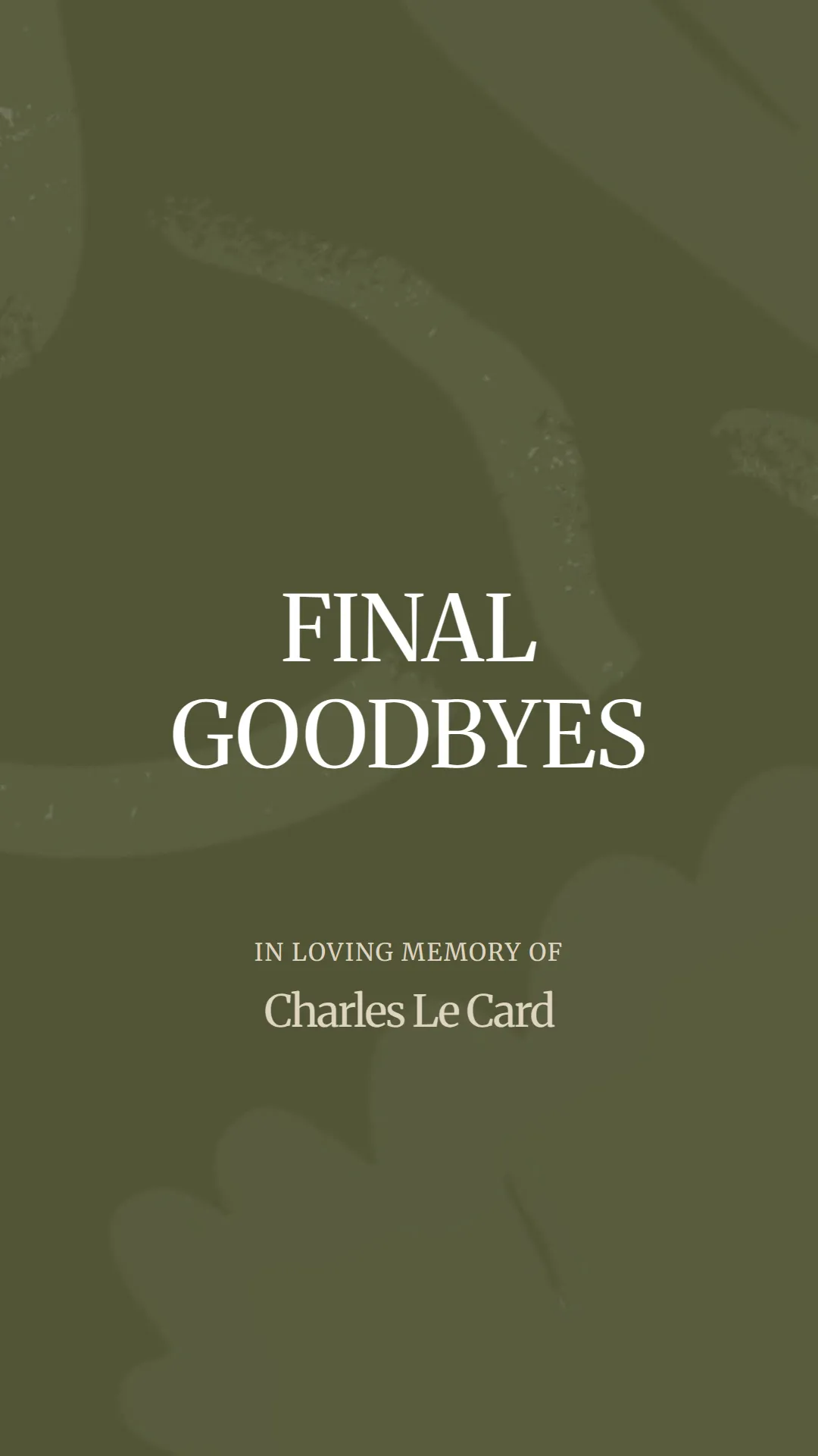 A Heartfelt Farewell to Charles Le Card