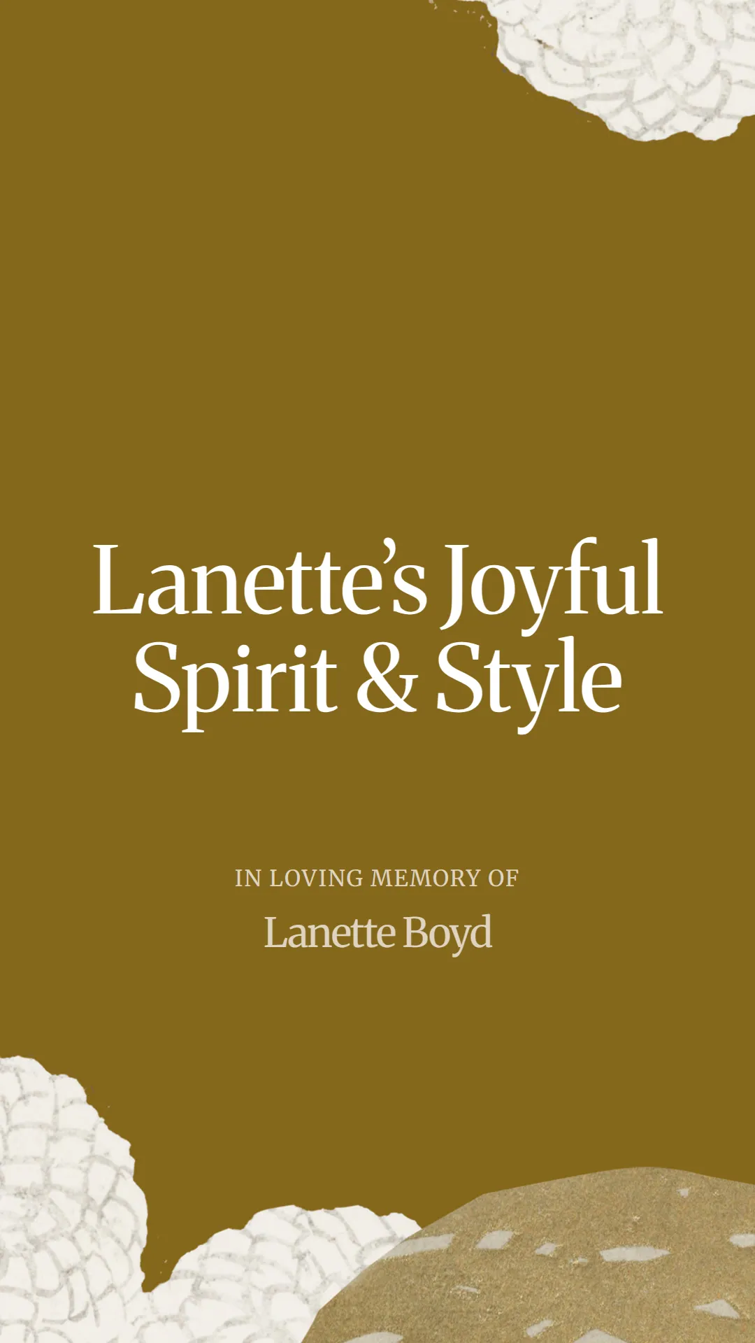 Lanette’s Joyful Spirit and Style
