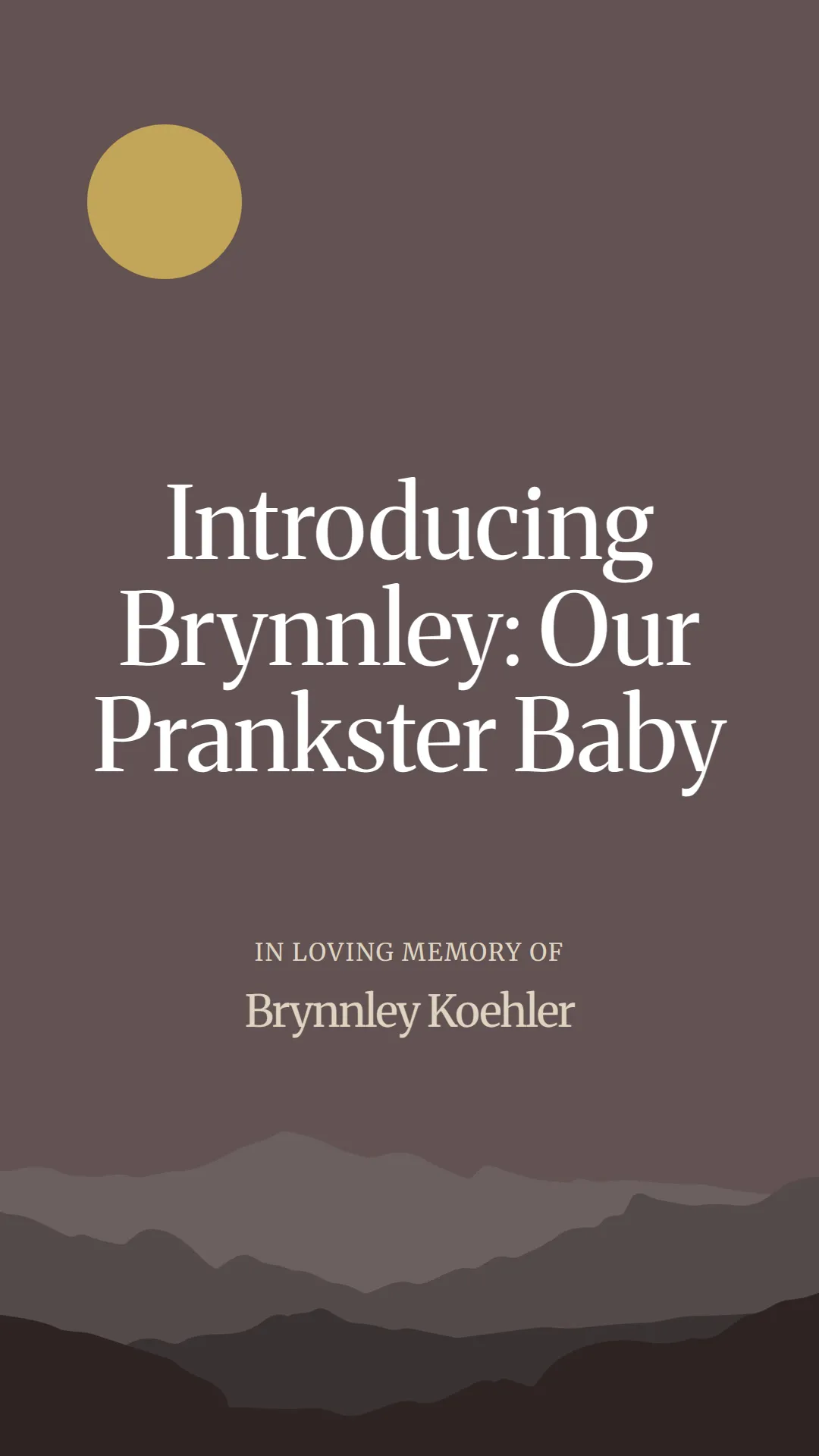 Introducing Brynnley: Our Prankster Baby