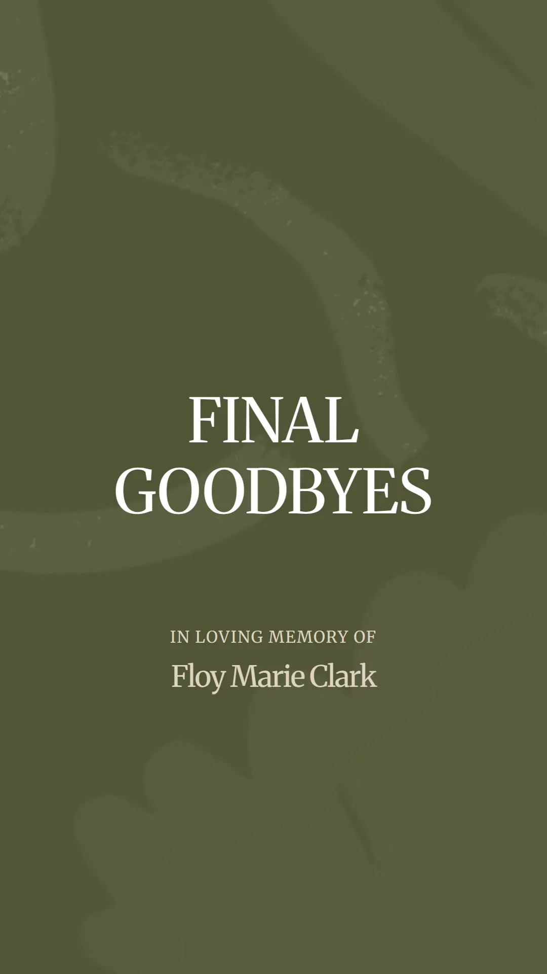 A Heartfelt Farewell to Floy Marie Clark
