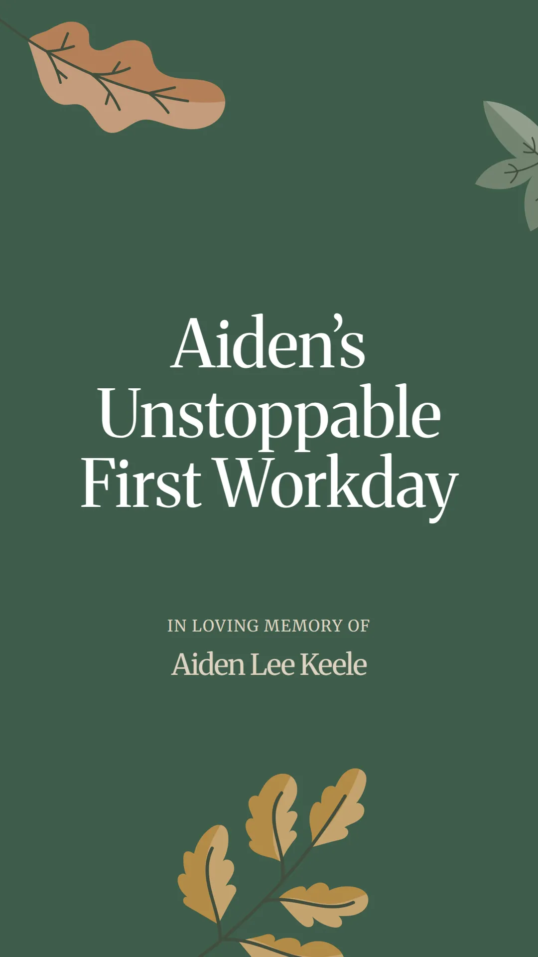 Aiden’s Unstoppable First Workday