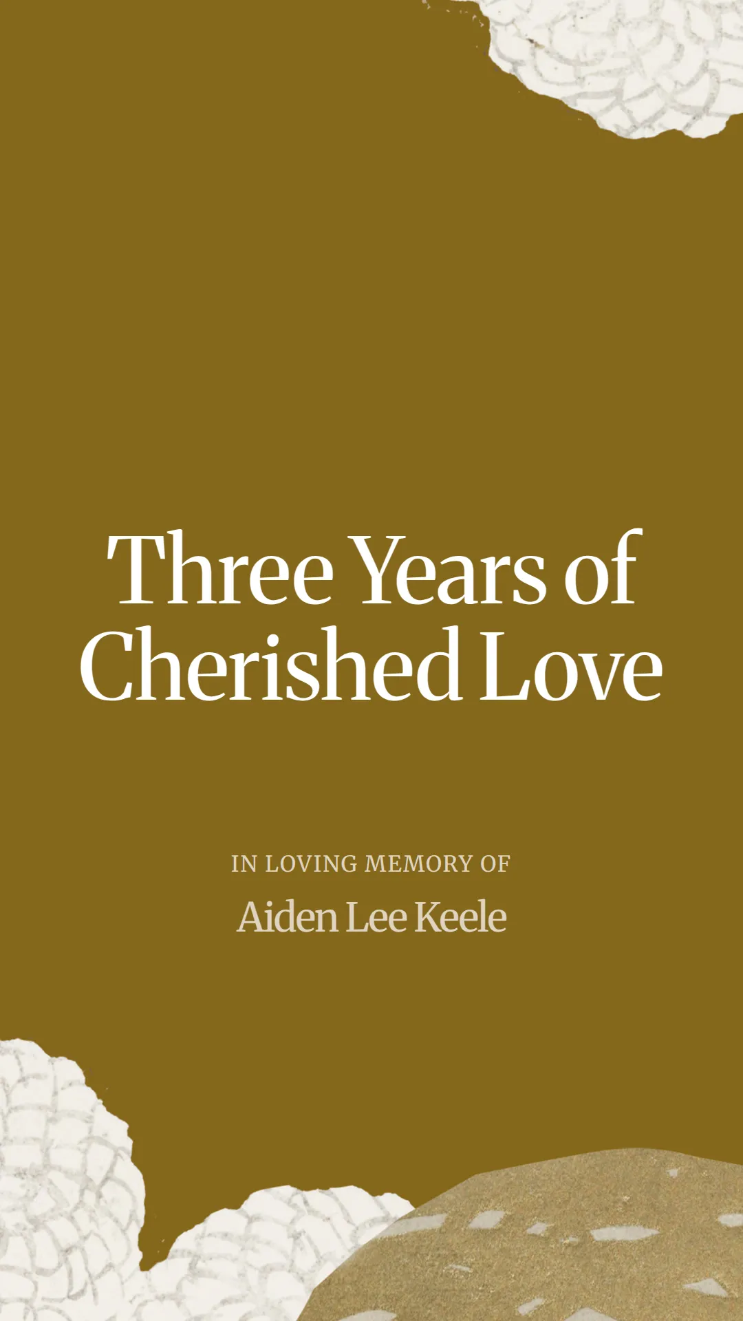 Three Years of Cherished Love