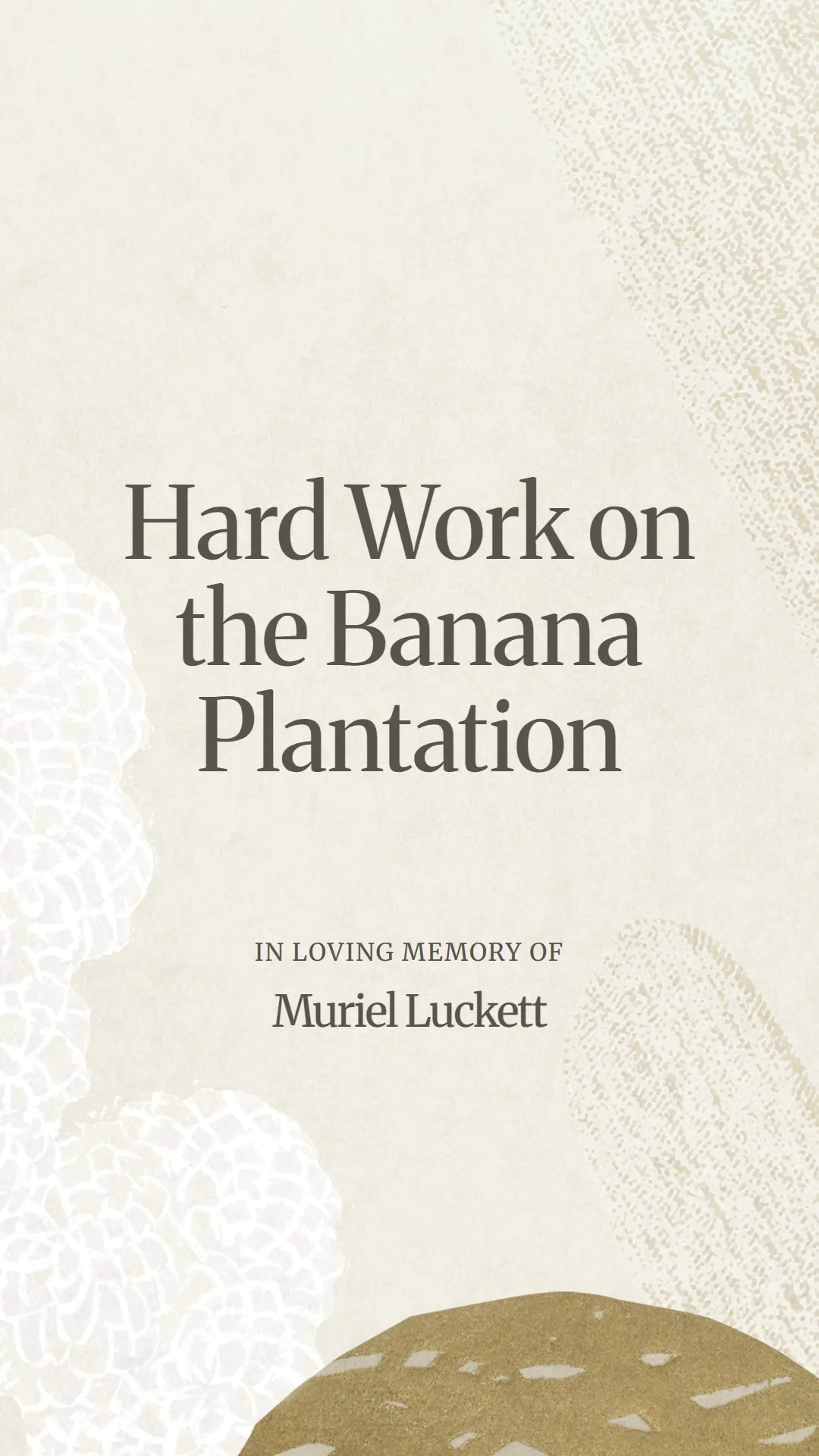 Hard Work on the Banana Plantation