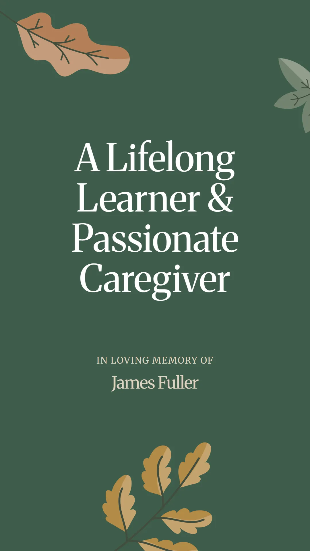 A Lifelong Learner and Passionate Caregiver