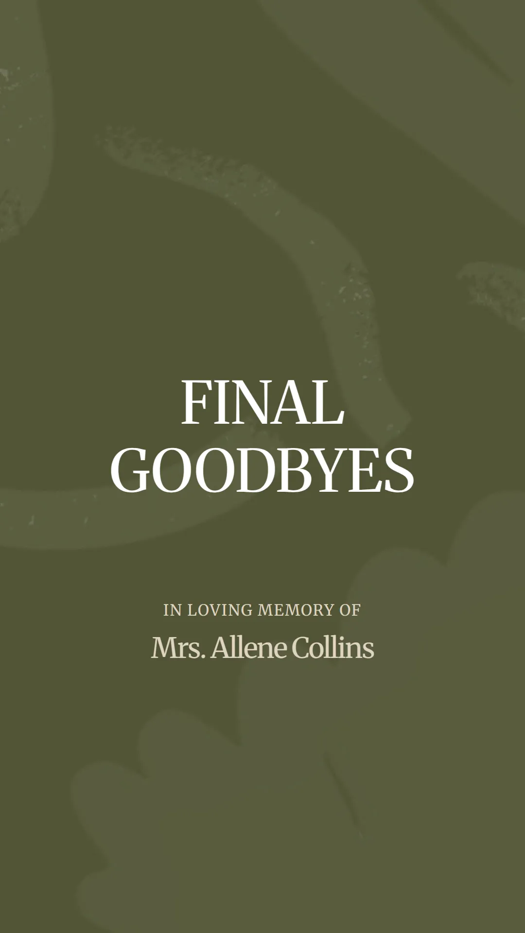 A Heartfelt Farewell to Allene Collins