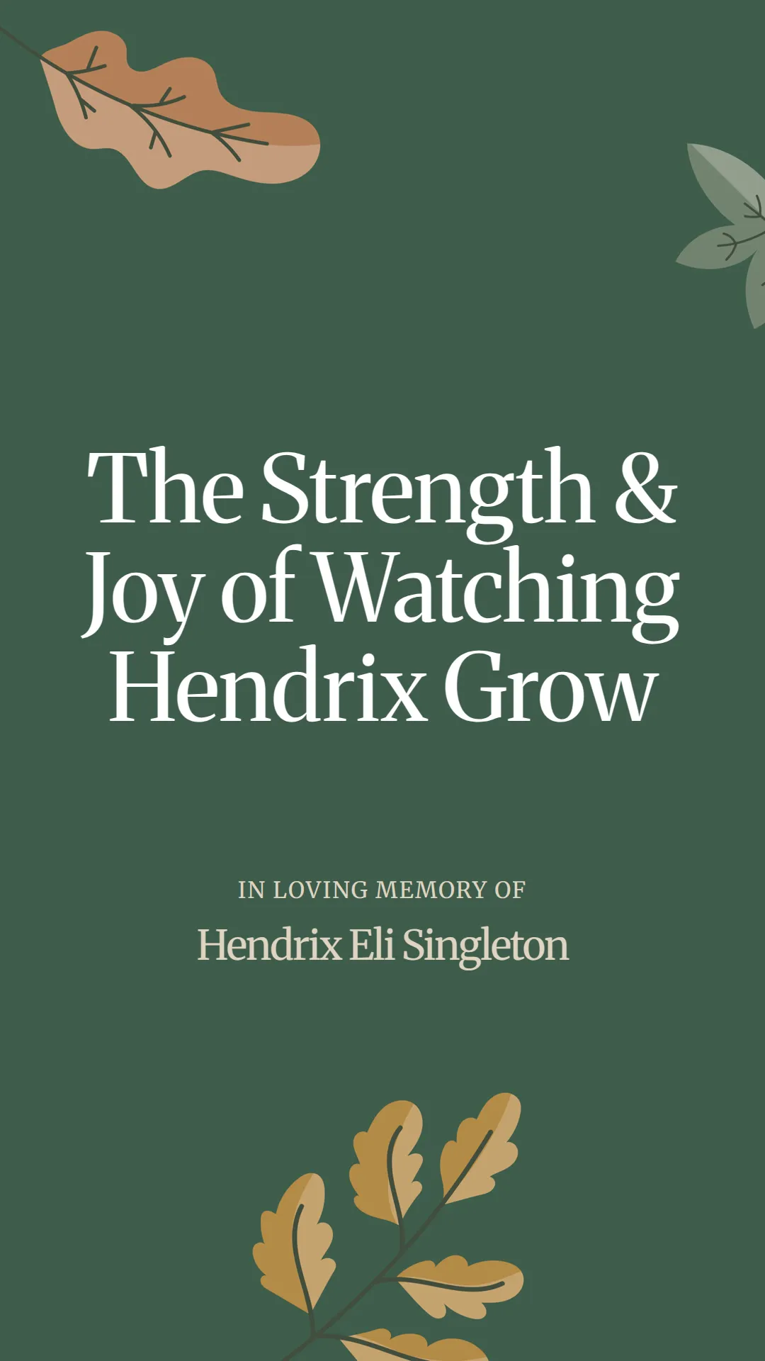 The Strength and Joy of Watching Hendrix Grow