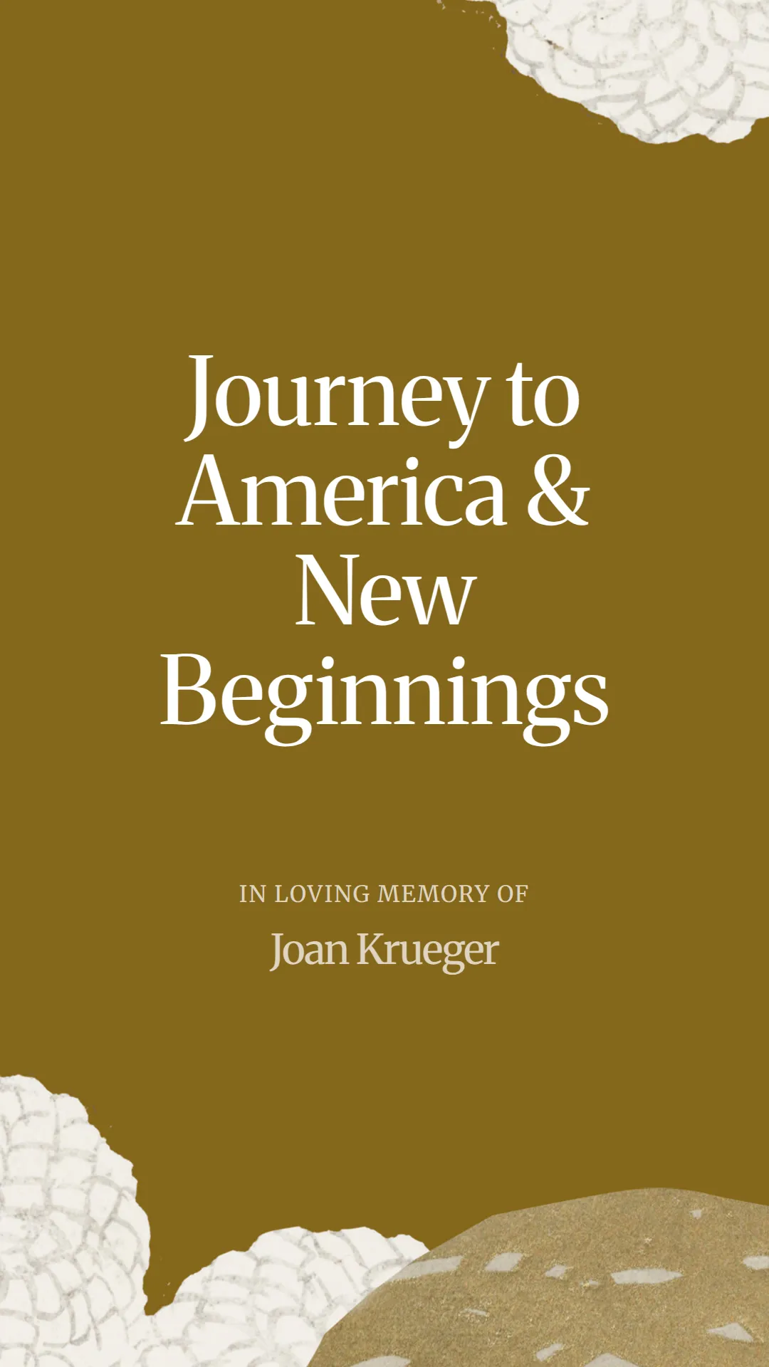 Journey to America and New Beginnings