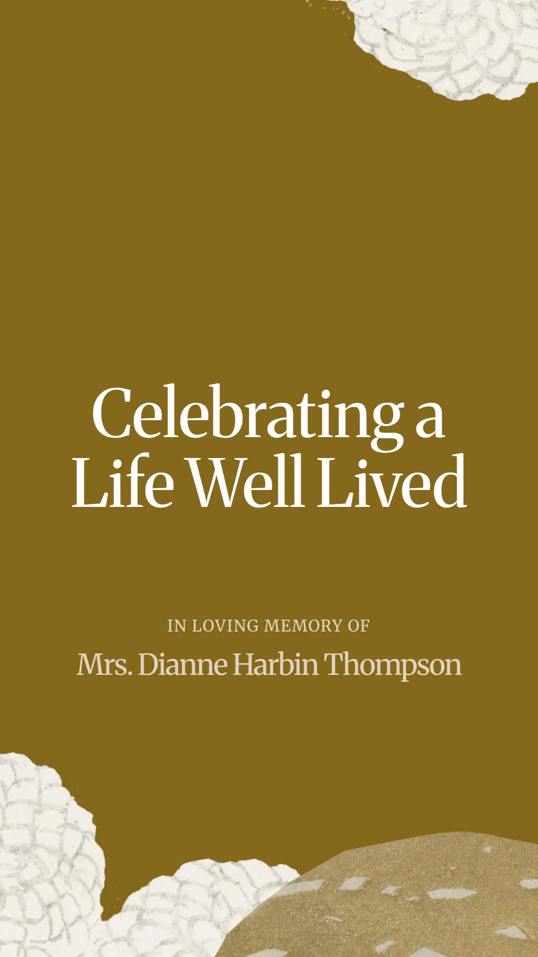 Celebrating a Life Well Lived