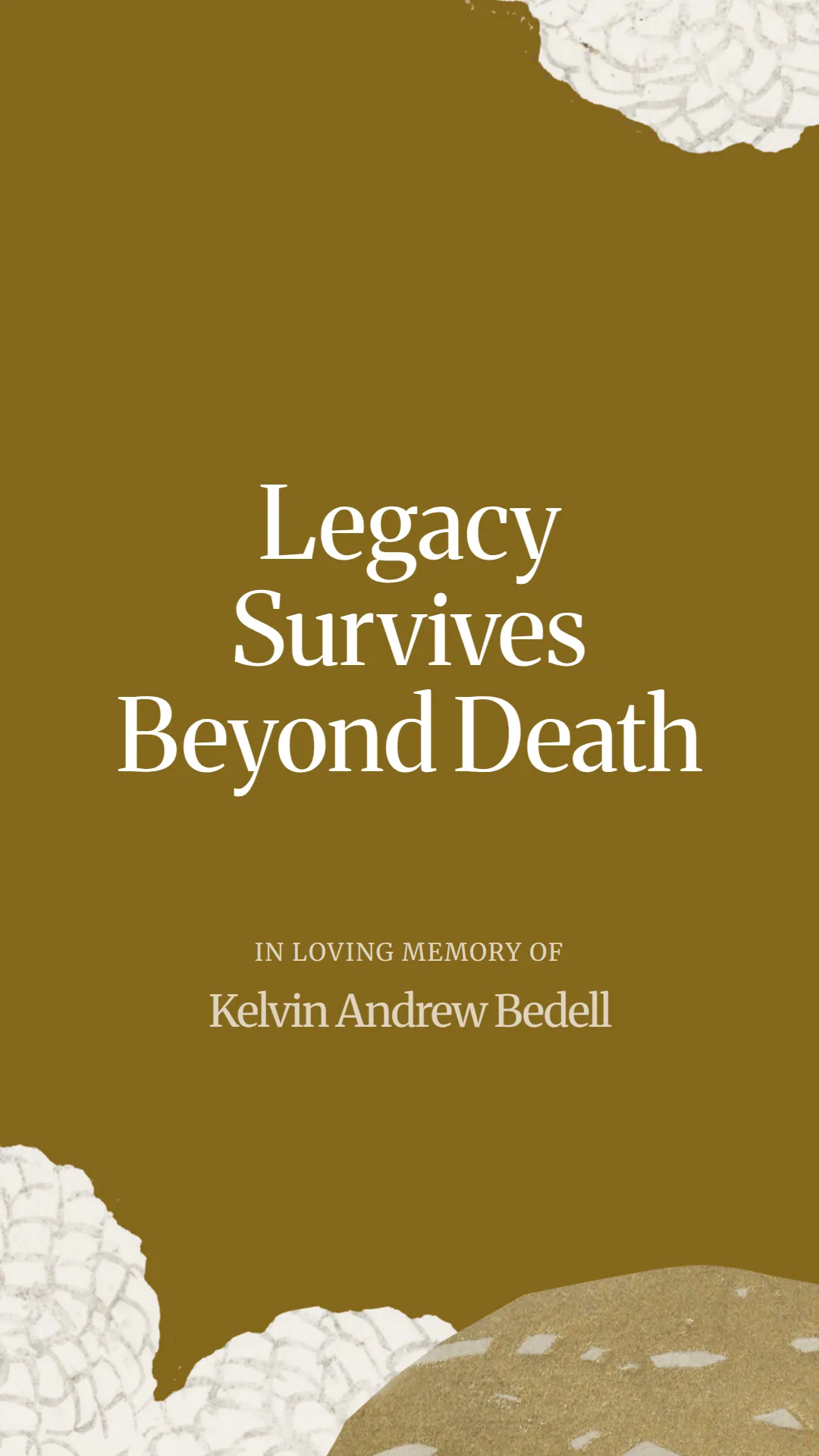 Legacy Survives Beyond Death