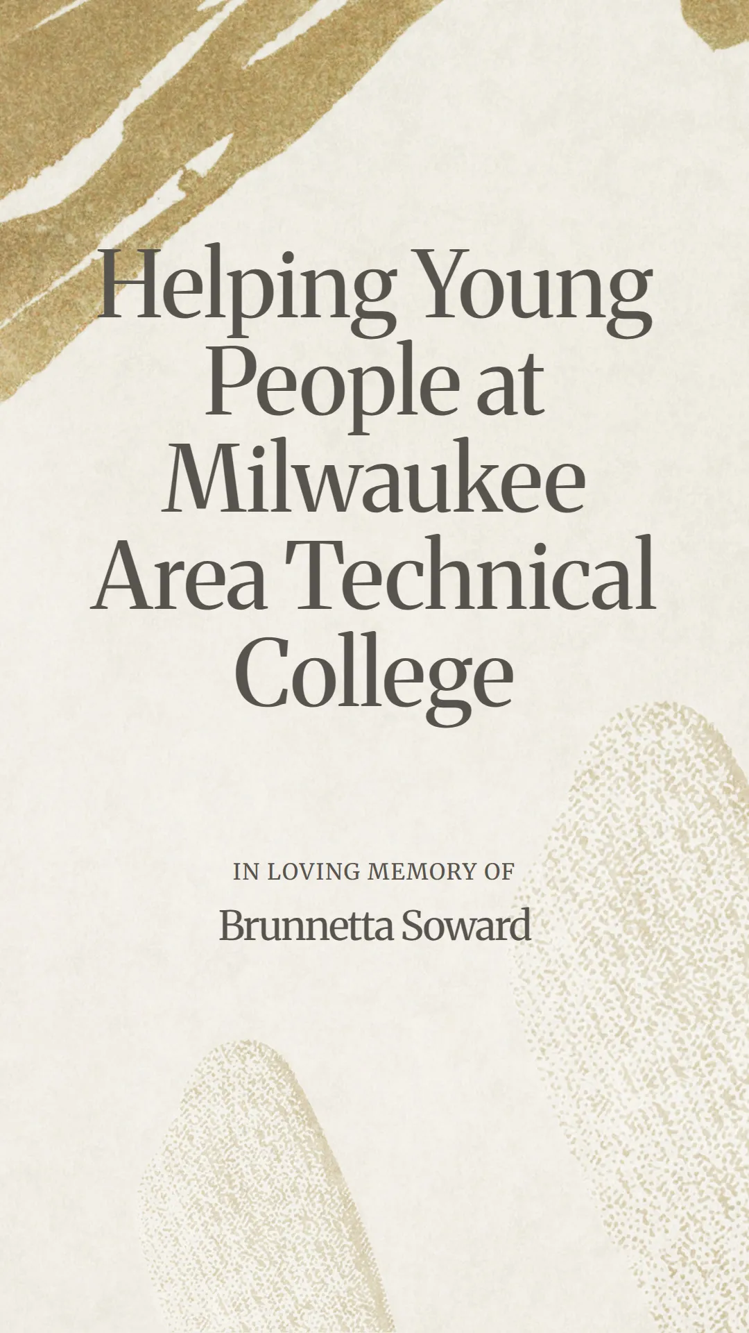 Helping Young People at Milwaukee Area Technical College