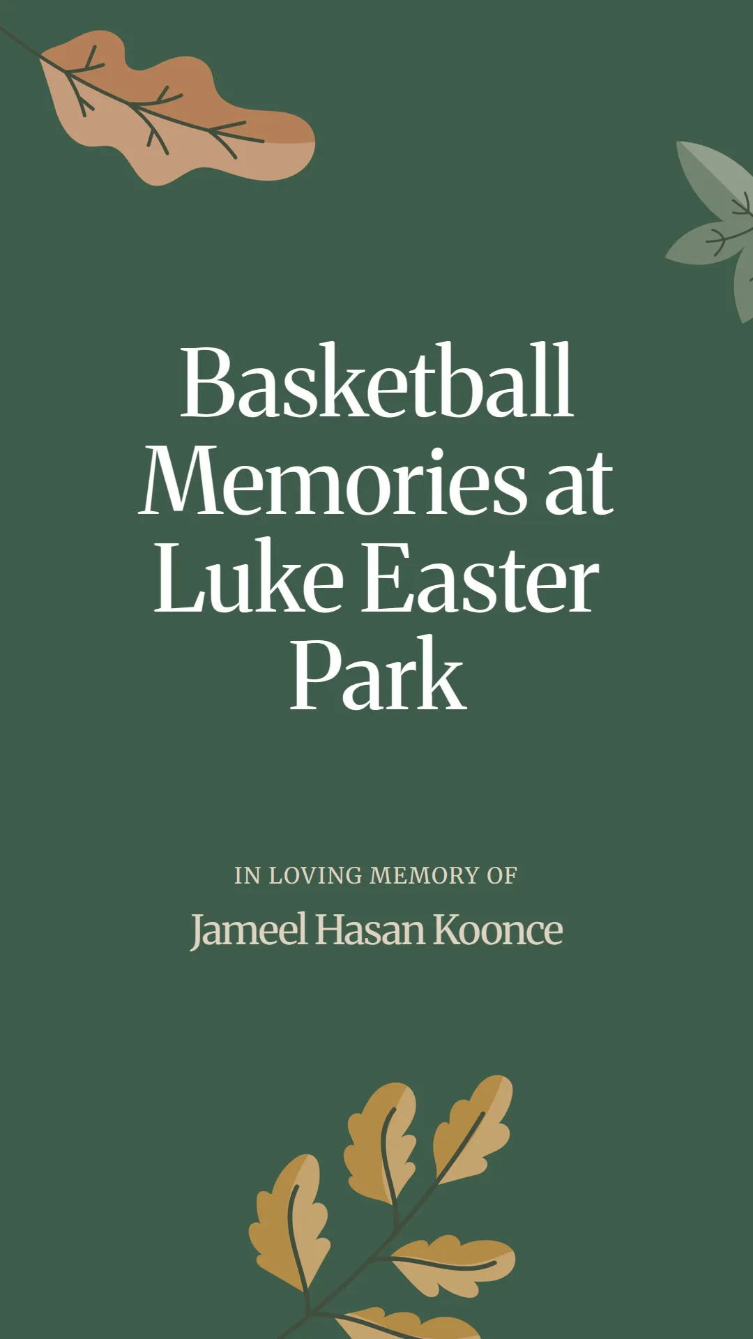 Basketball Memories at Luke Easter Park