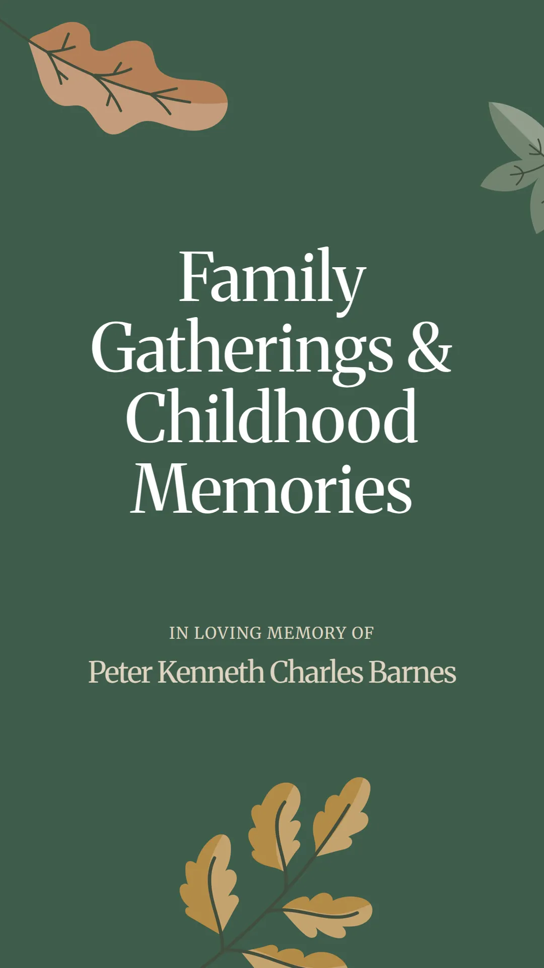 Family Gatherings and Childhood Memories