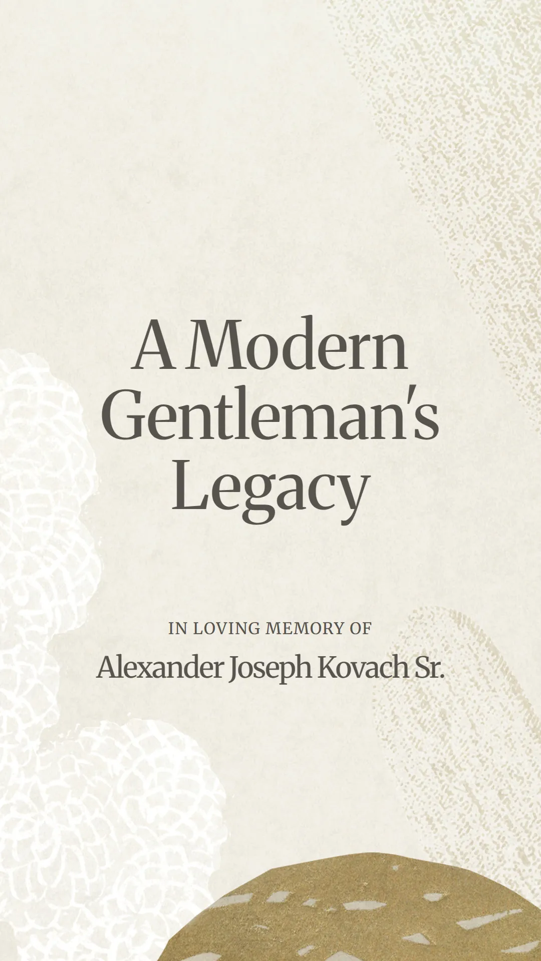 A Modern Gentleman's Legacy