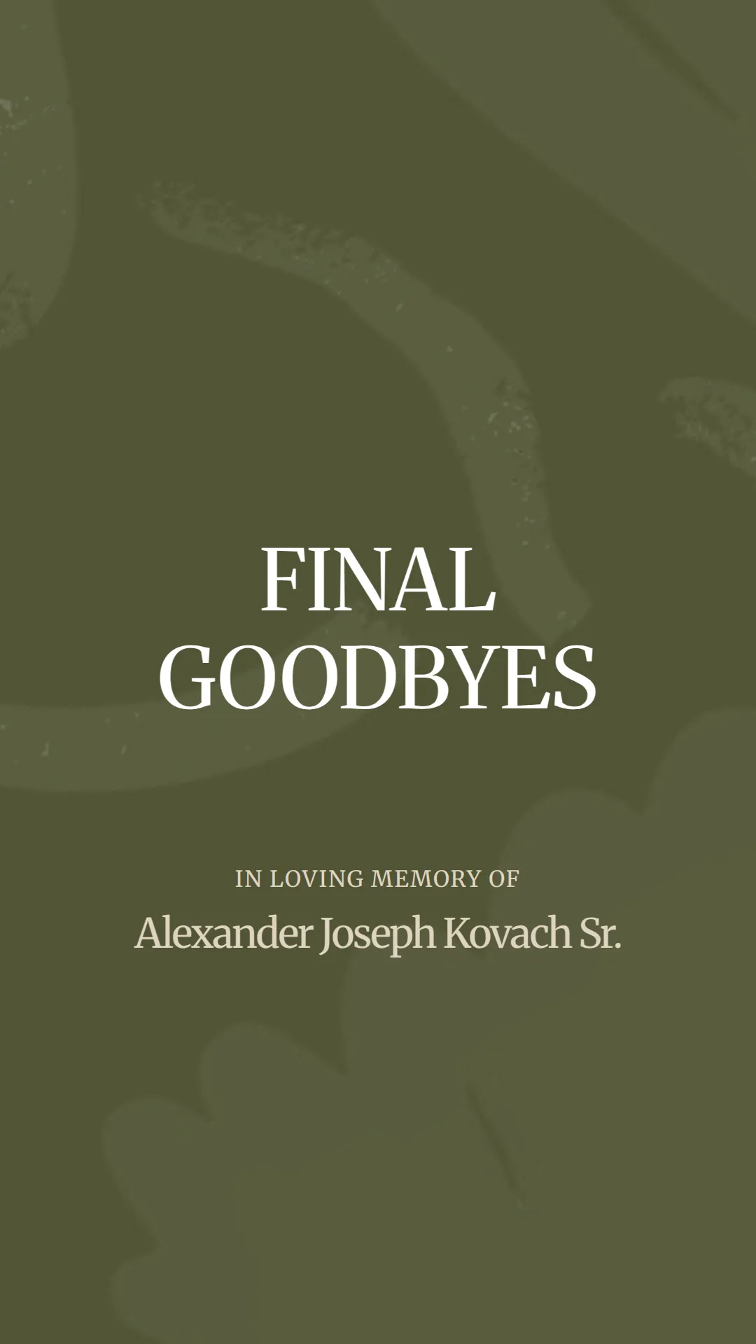 A Heartfelt Farewell to Alexander Kovach