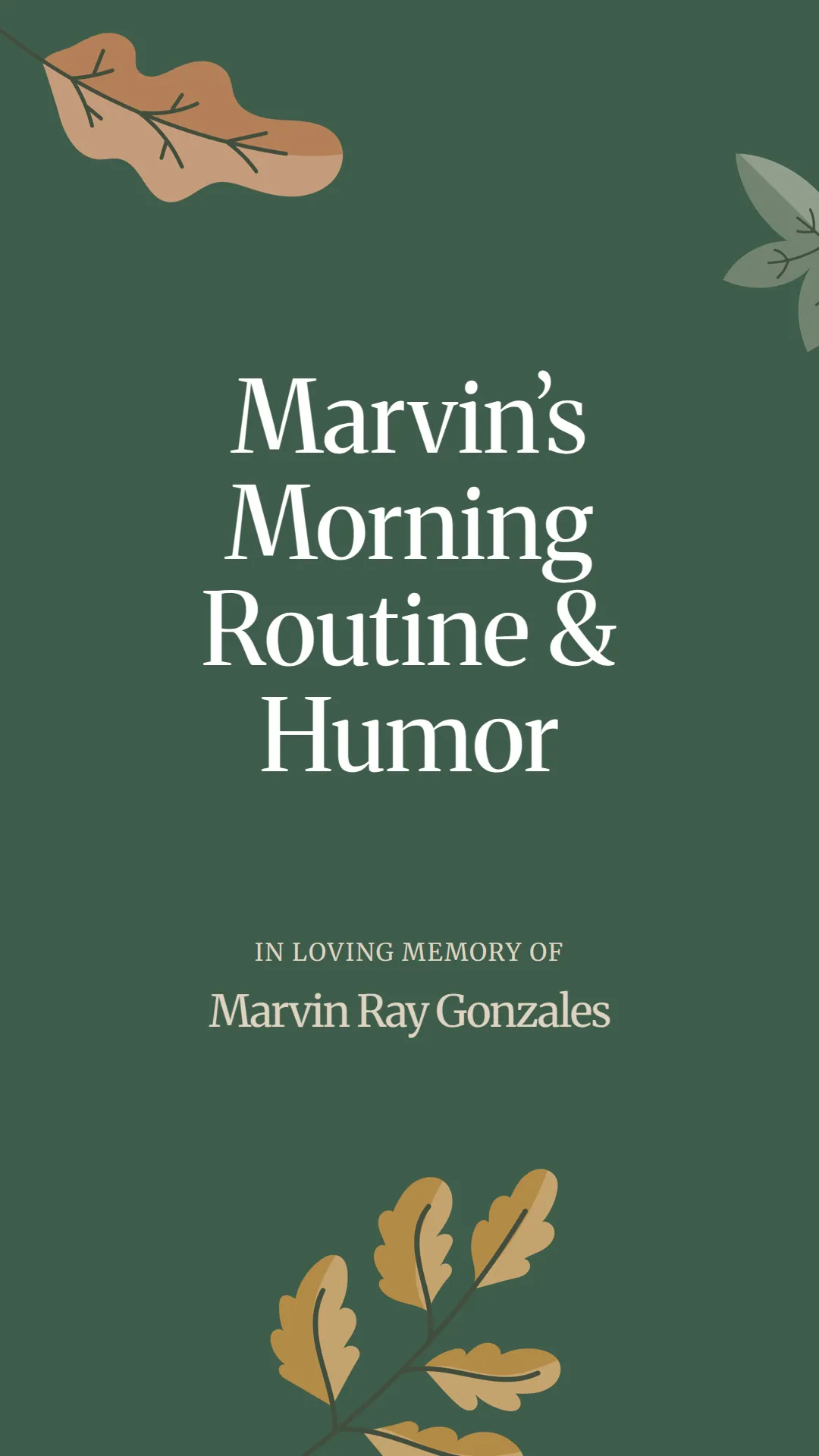 Marvin’s Morning Routine and Humor