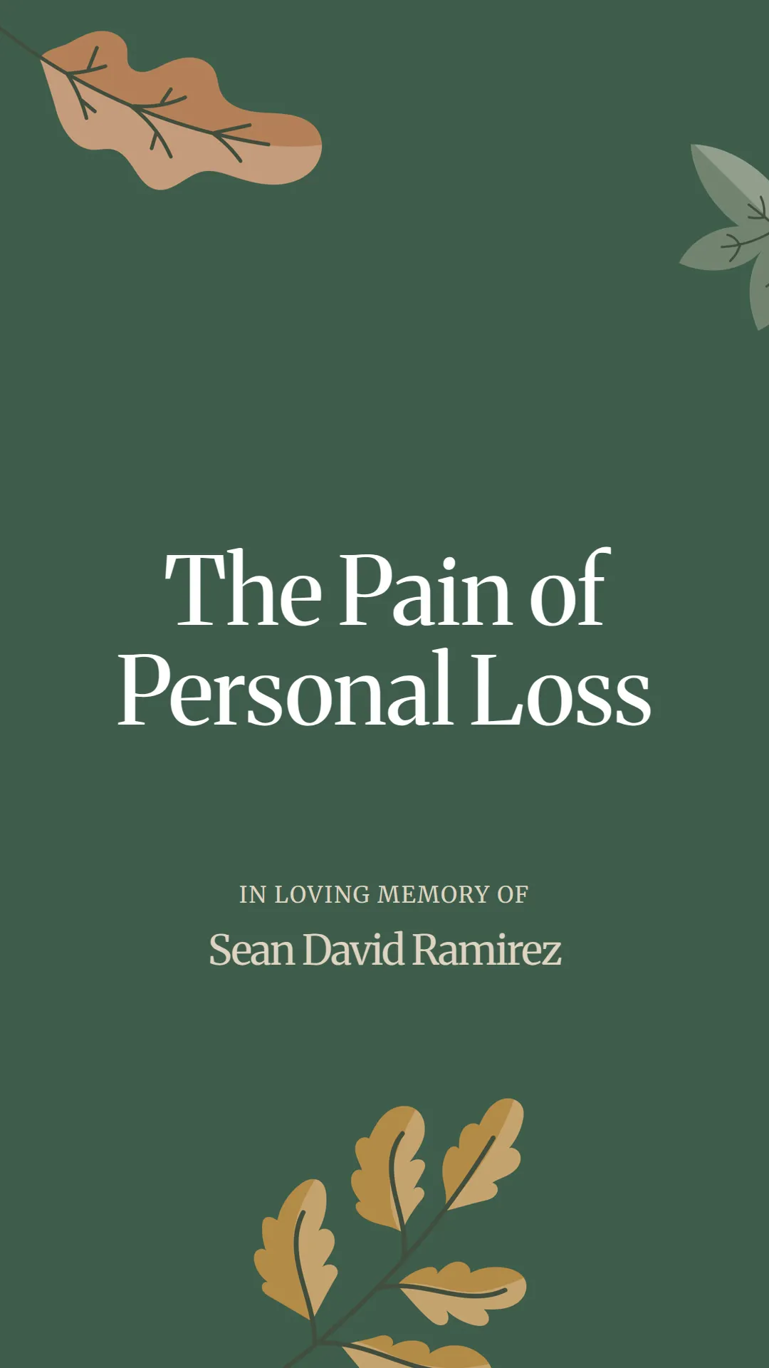 The Pain of Personal Loss