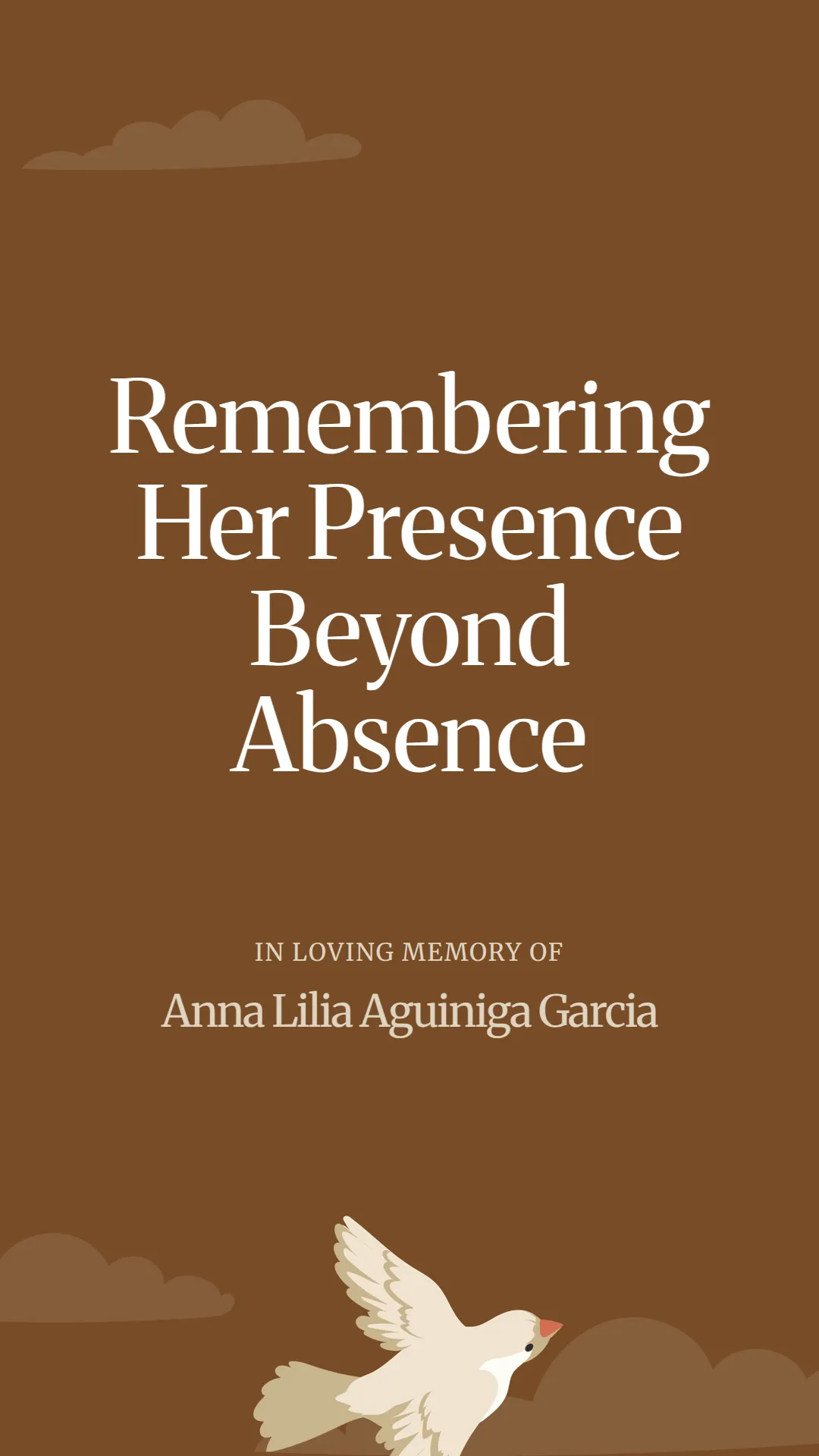Remembering Her Presence Beyond Absence