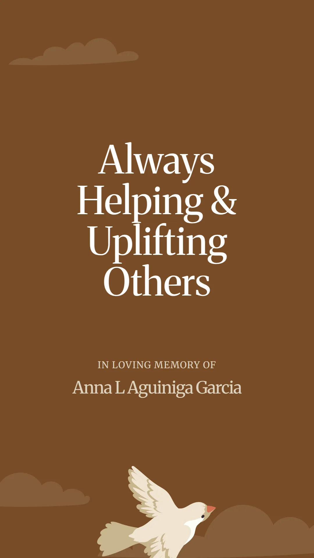 Always Helping and Uplifting Others