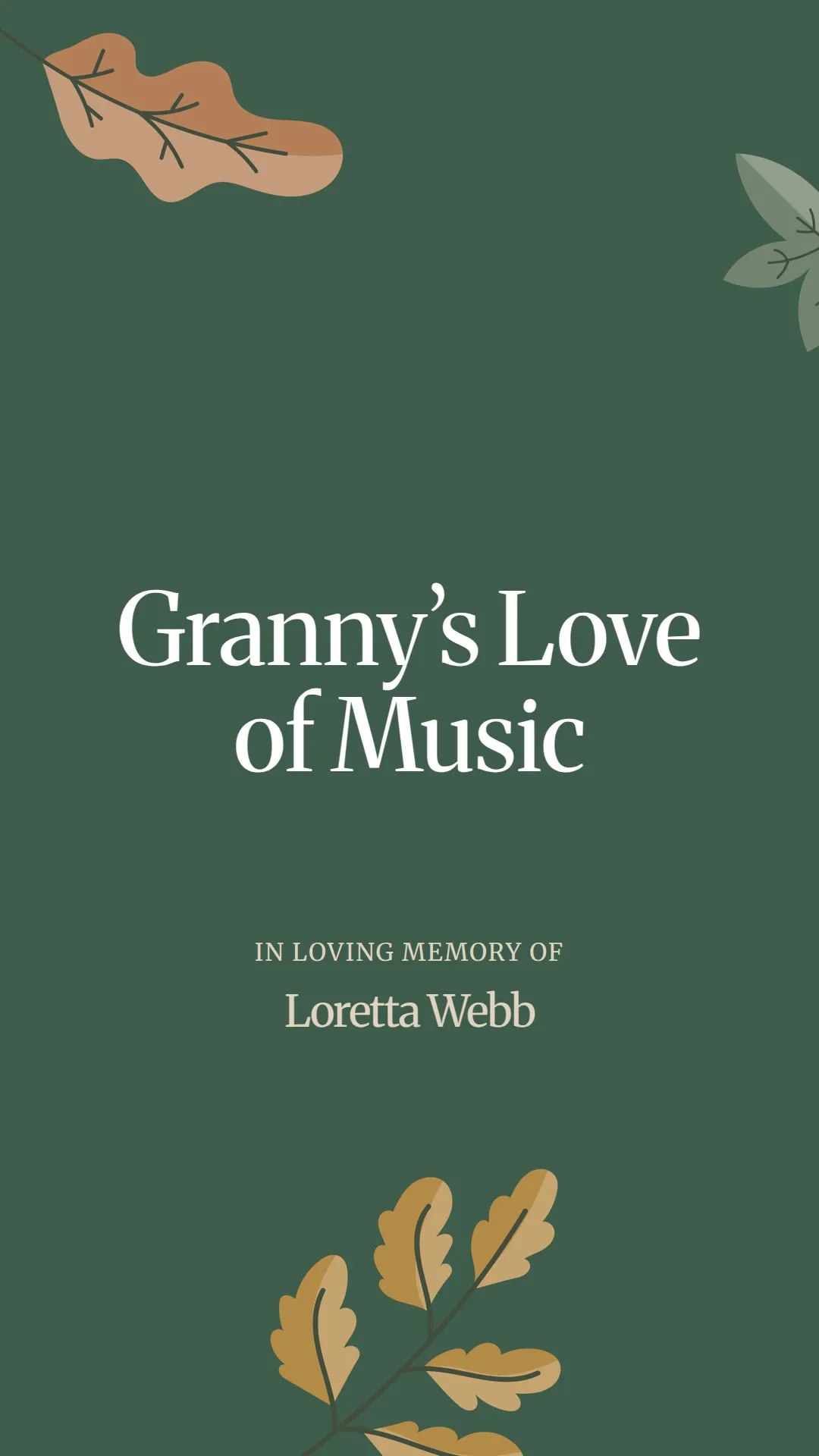 Granny’s Love of Music