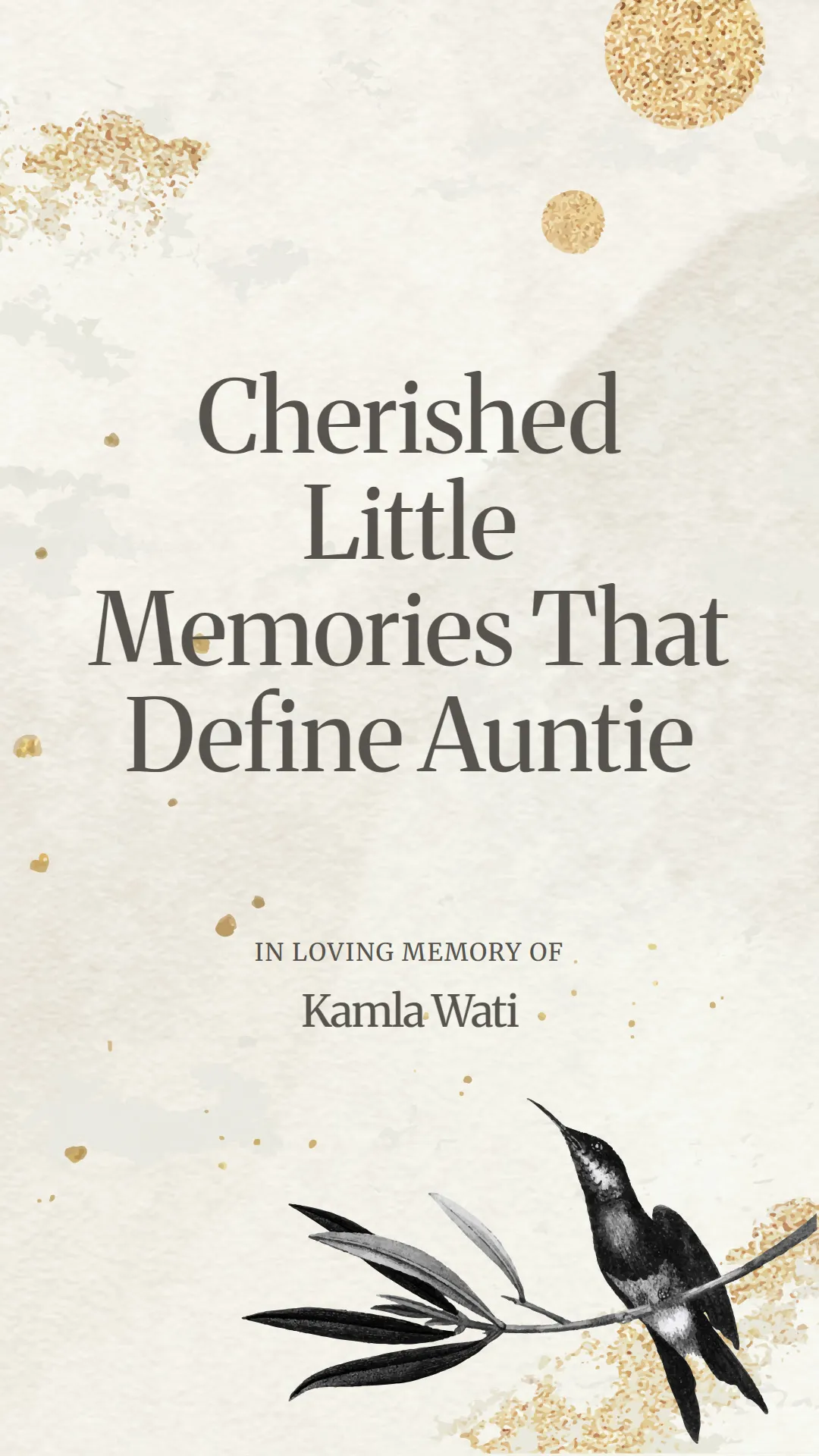 Cherished Little Memories That Define Auntie