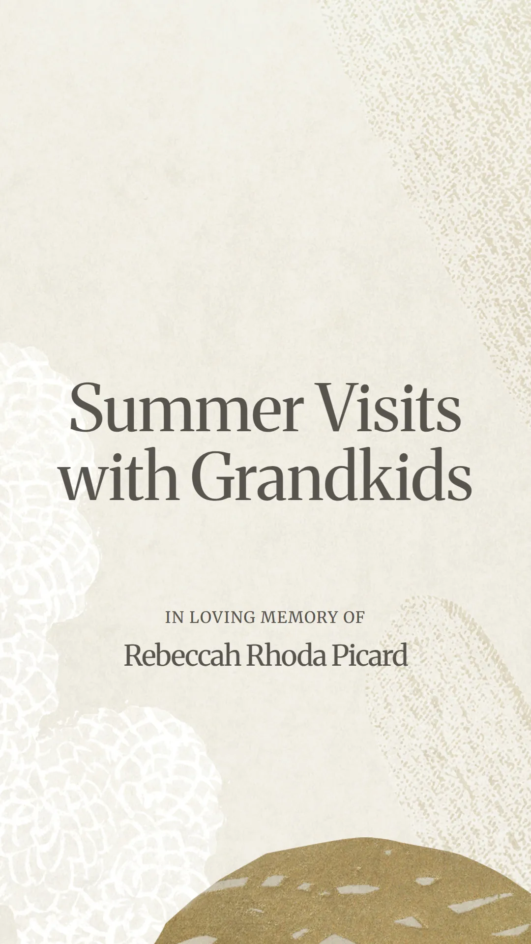 Summer Visits with Grandkids
