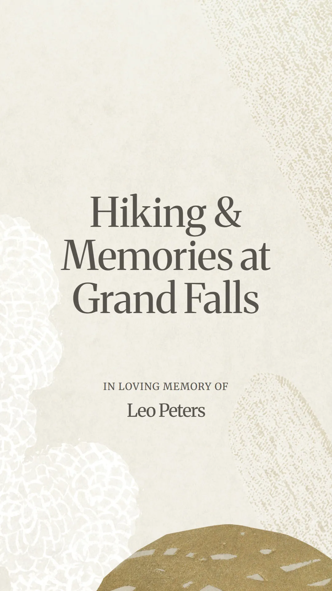 Hiking and Memories at Grand Falls