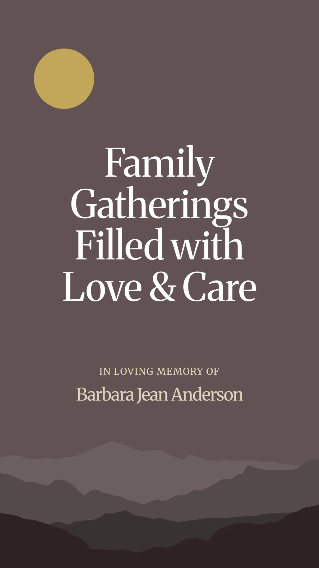 Family Gatherings Filled with Love and Care