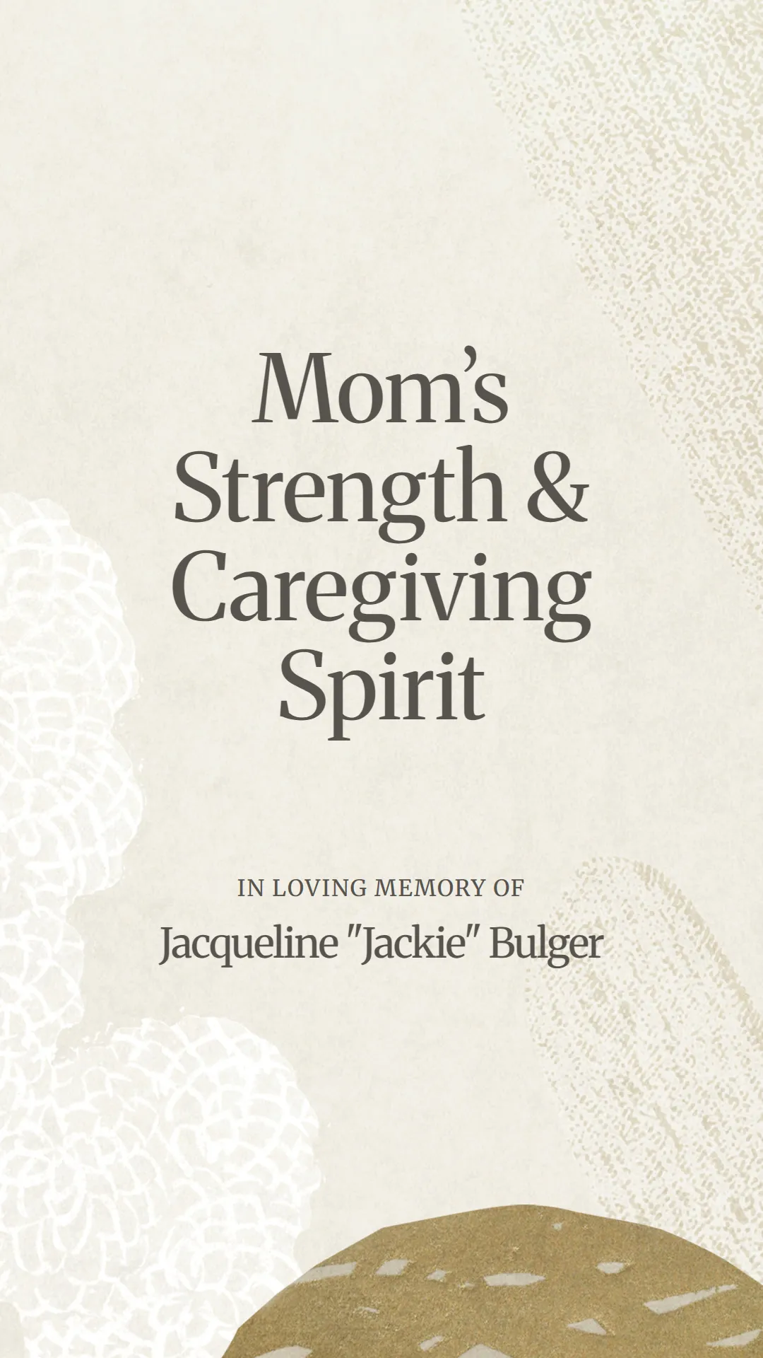 Mom’s Strength and Caregiving Spirit