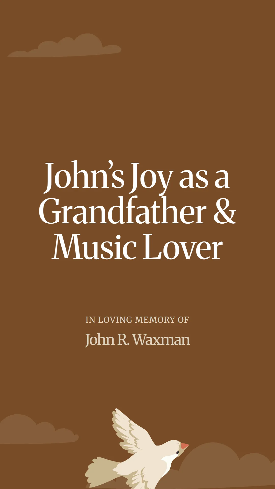 John’s Joy as a Grandfather and Music Lover