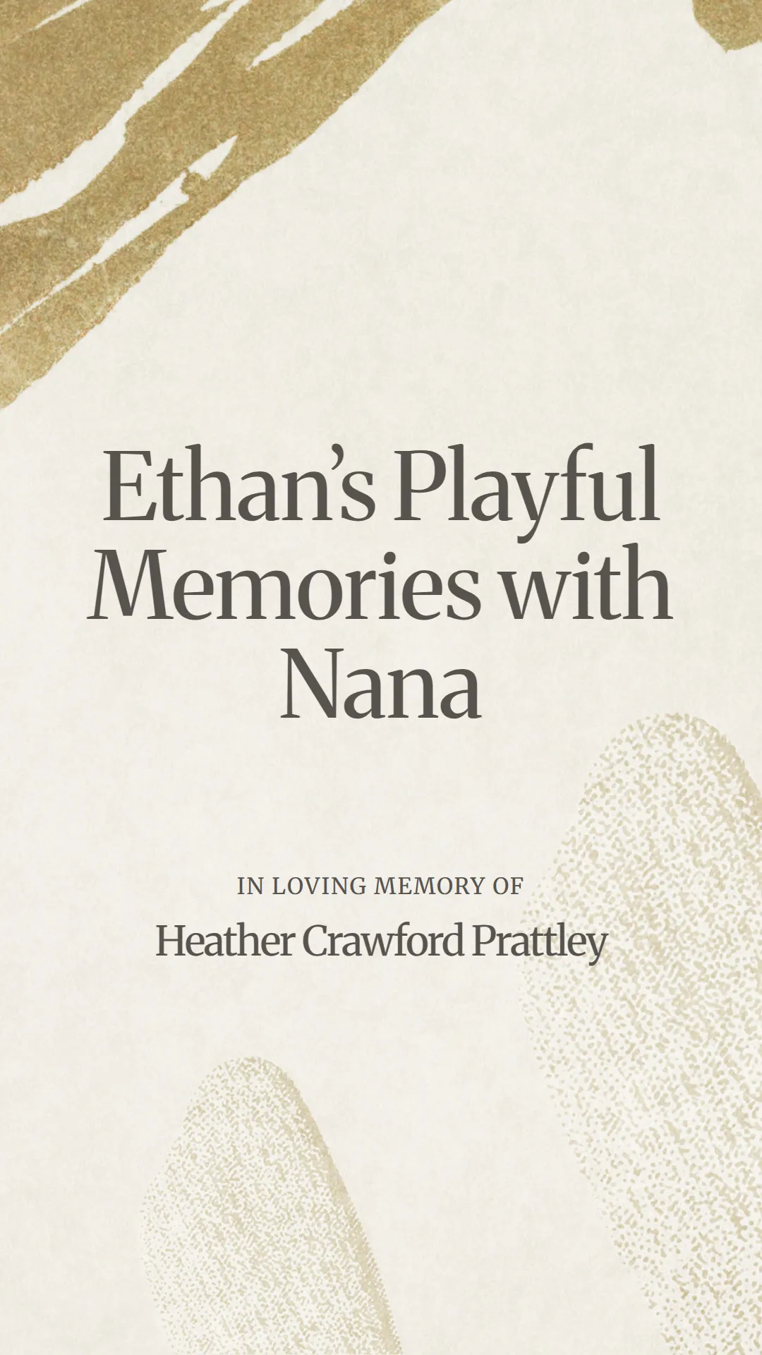 Ethan’s Playful Memories with Nana