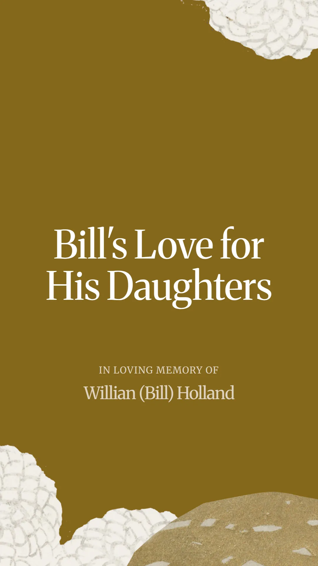 Bill's Love for His Daughters