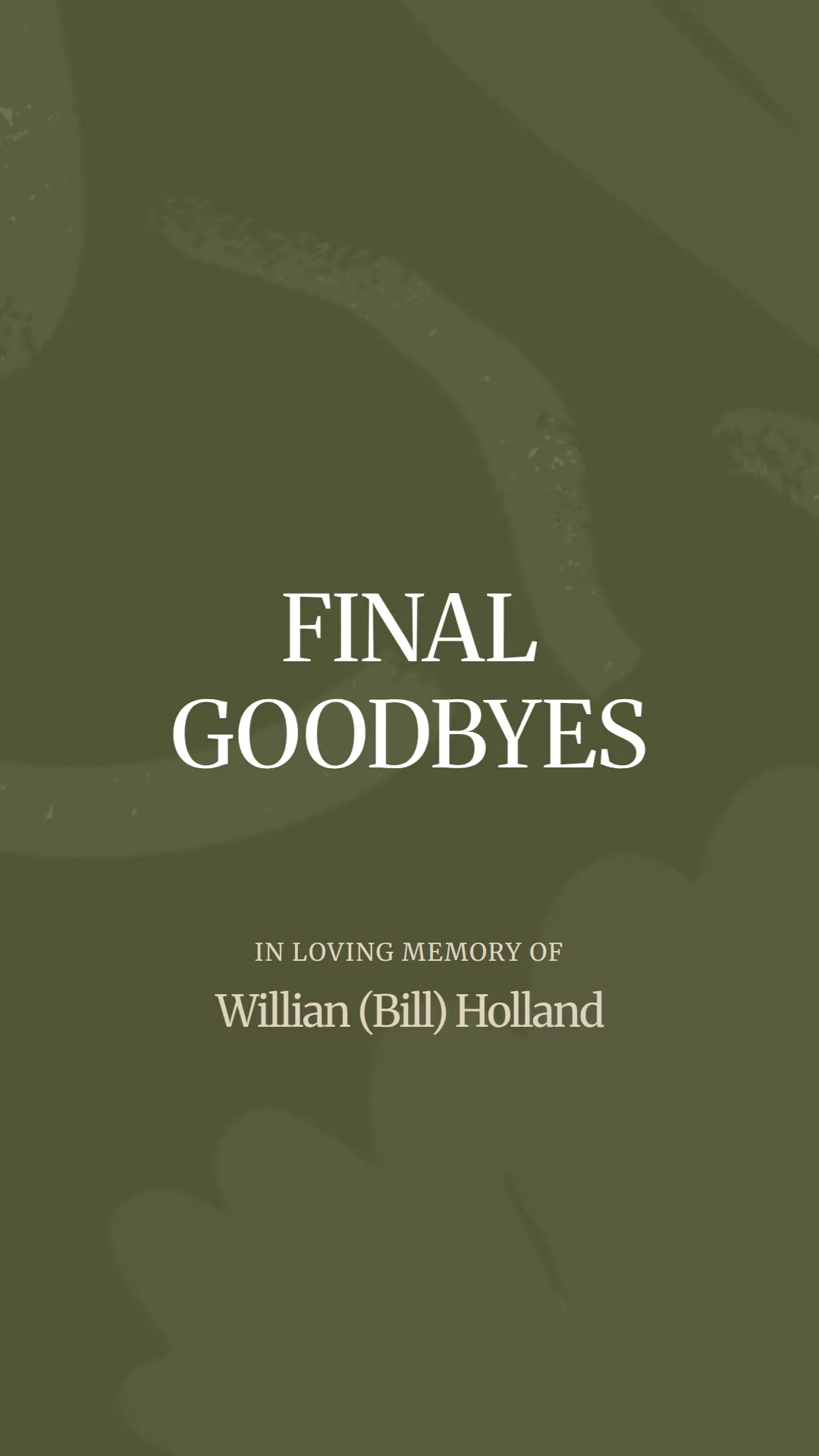 A Heartfelt Farewell to Bill Holland