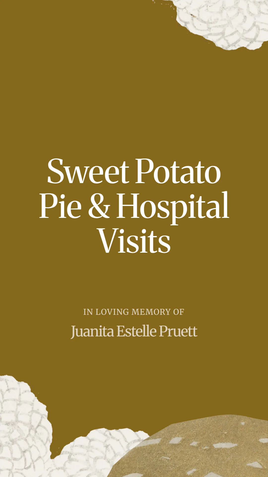 Sweet Potato Pie and Hospital Visits