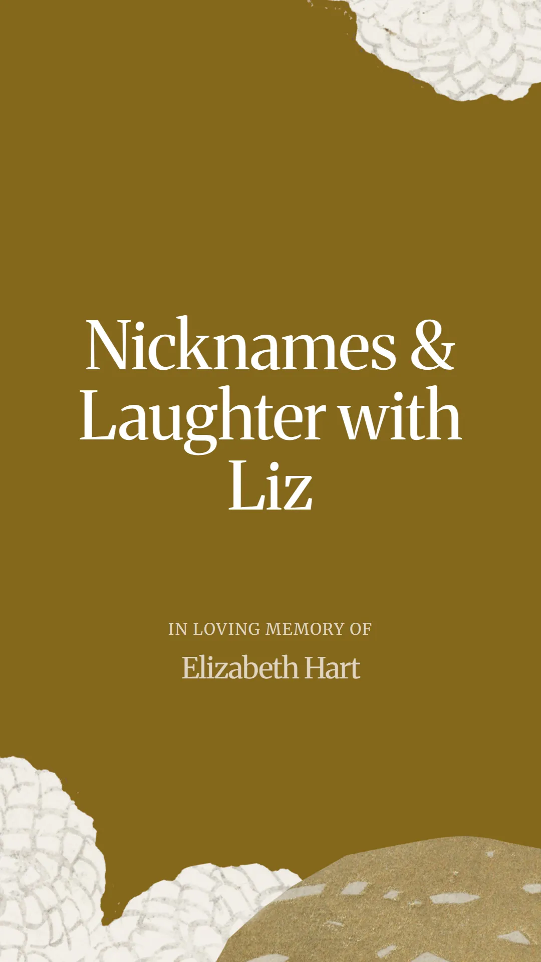 Nicknames and Laughter with Liz