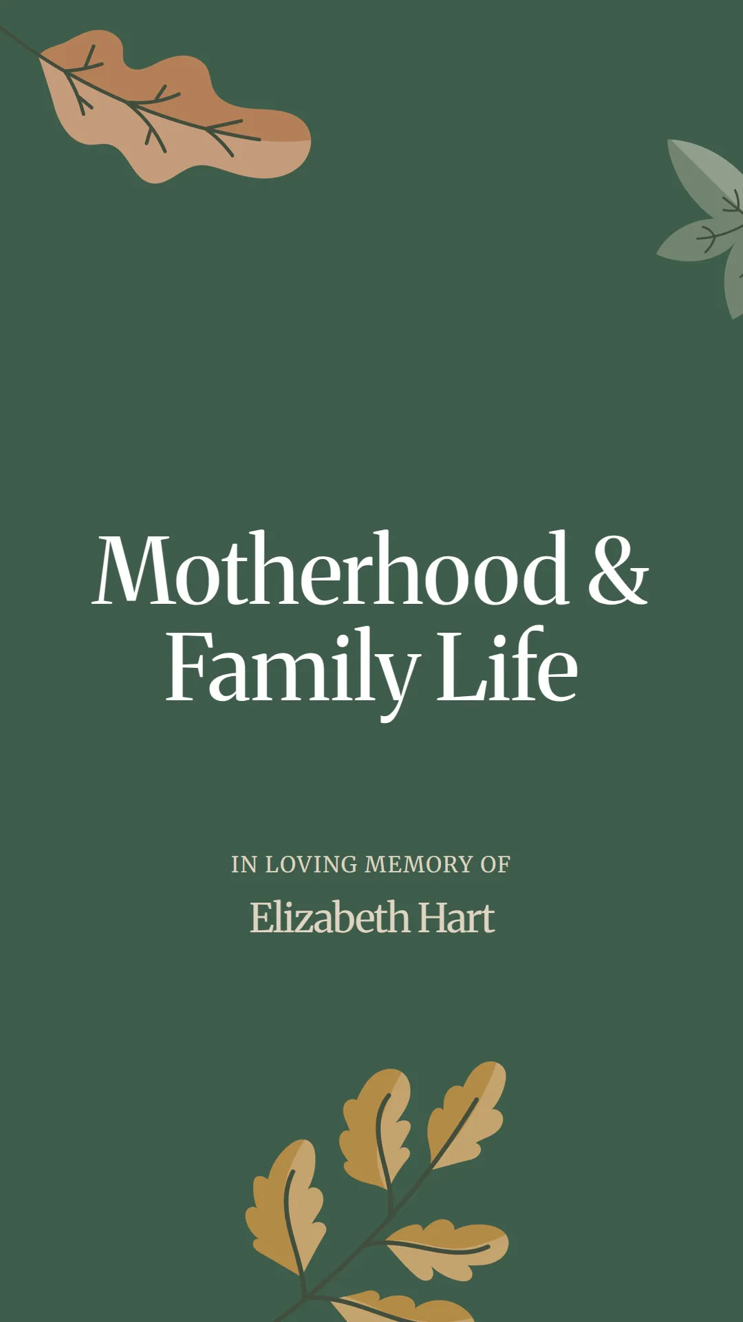 Motherhood and Family Life