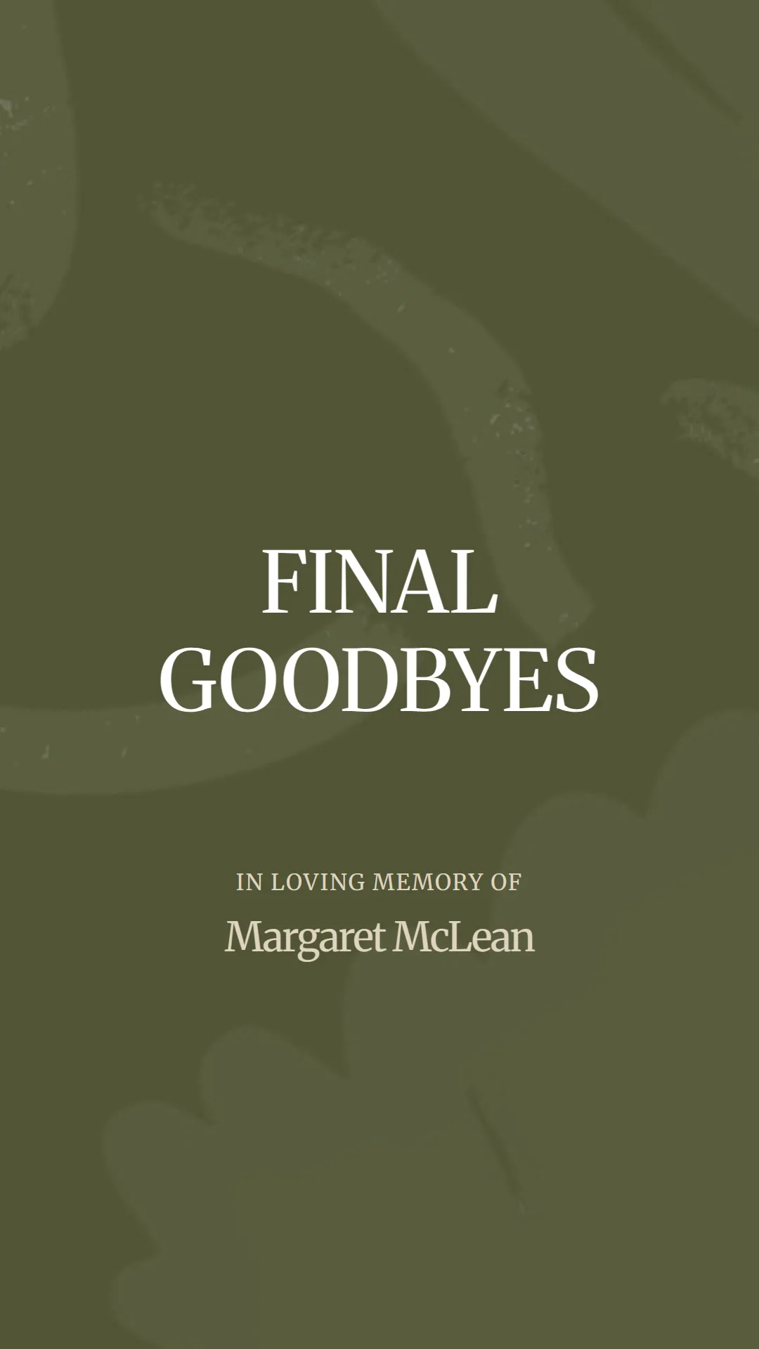 A Loving Farewell to Margaret McLean