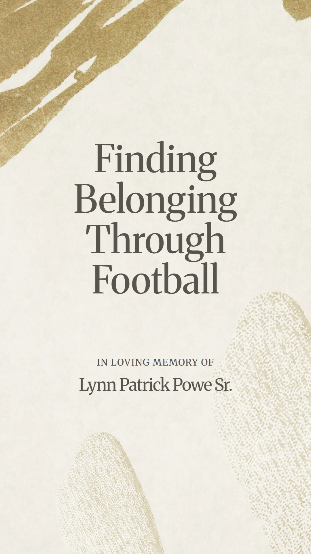 Finding Belonging Through Football